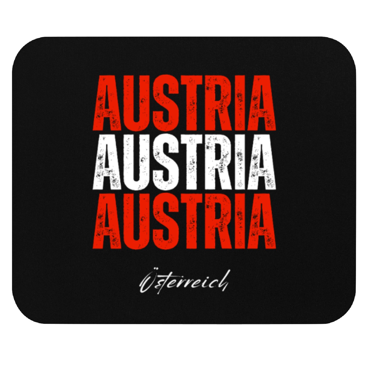 Austrian flag, austrian pride Mouse Pads