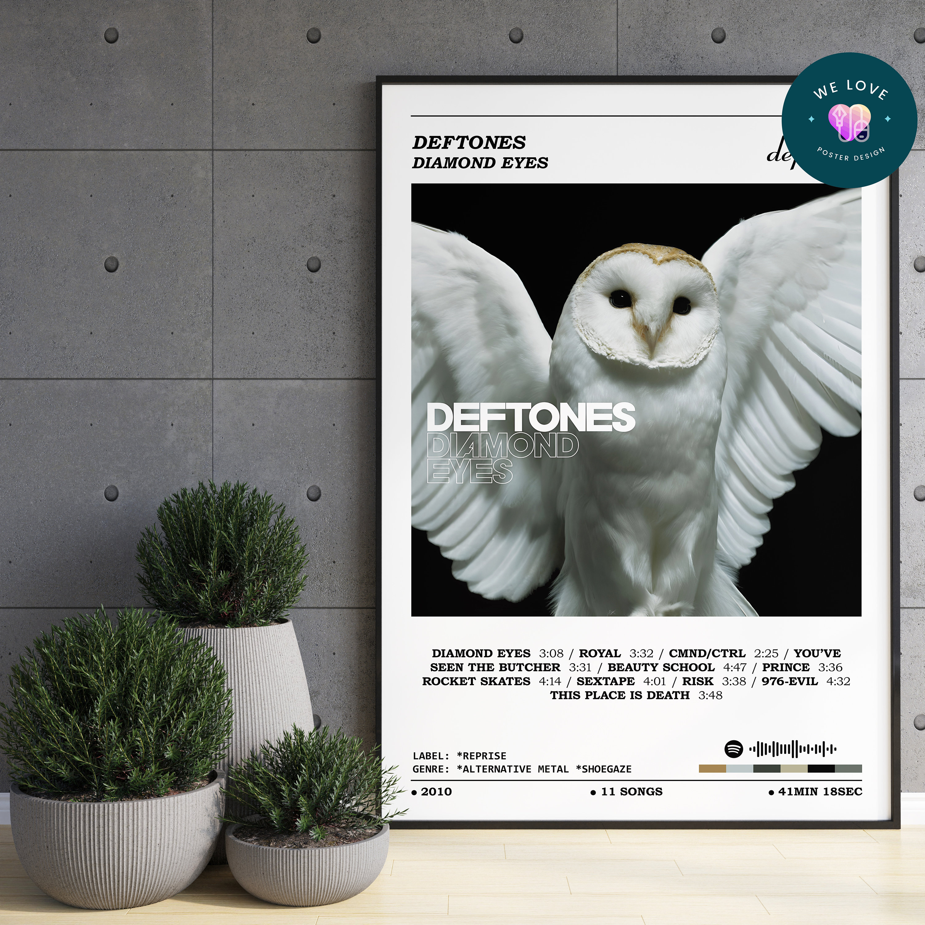 Deftone - Diamond Eyes Album Poster