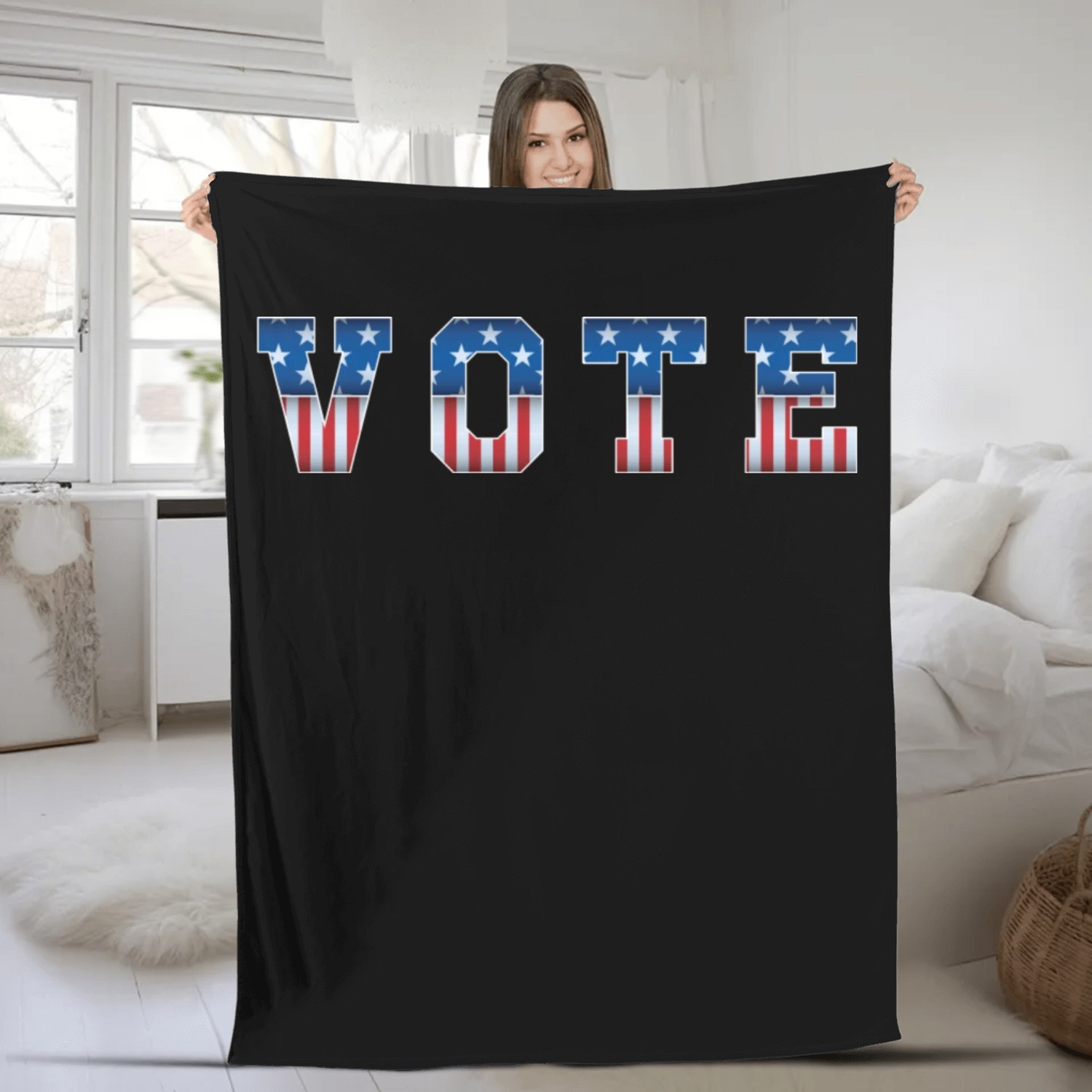 American Election - Vote Fleece Blankets
