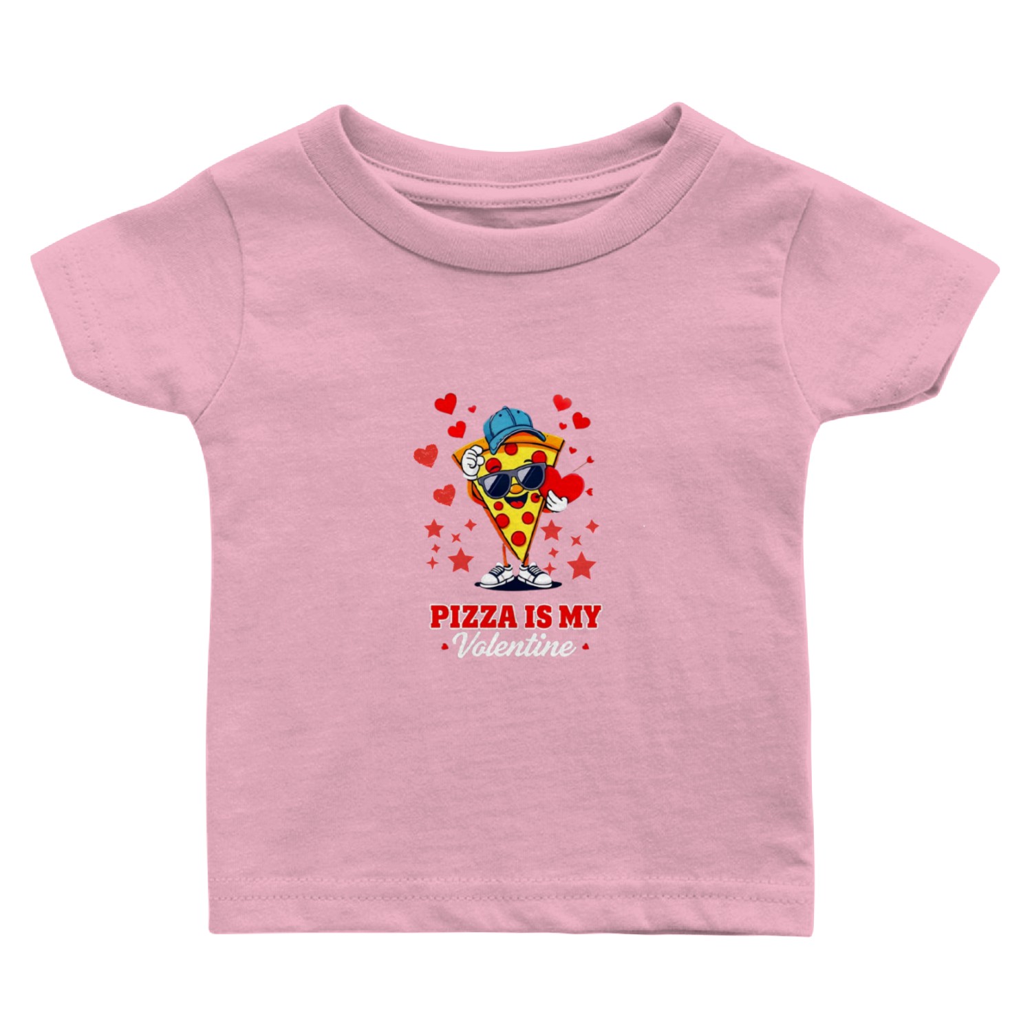 Pizza Is My Valentine Baby T Shirts