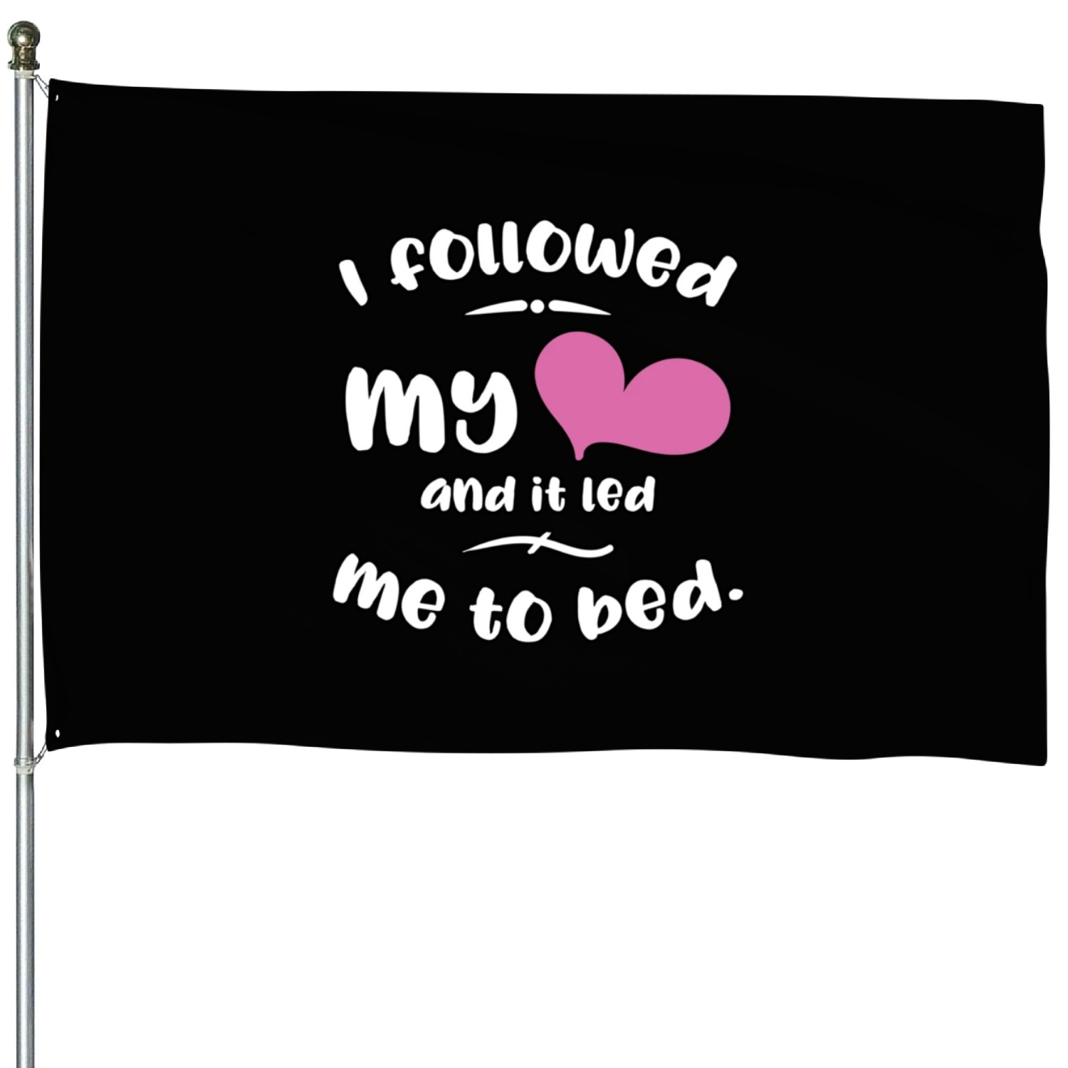 Sleep Lovers Napping Follow Your Heart Gift Pajama House Flags