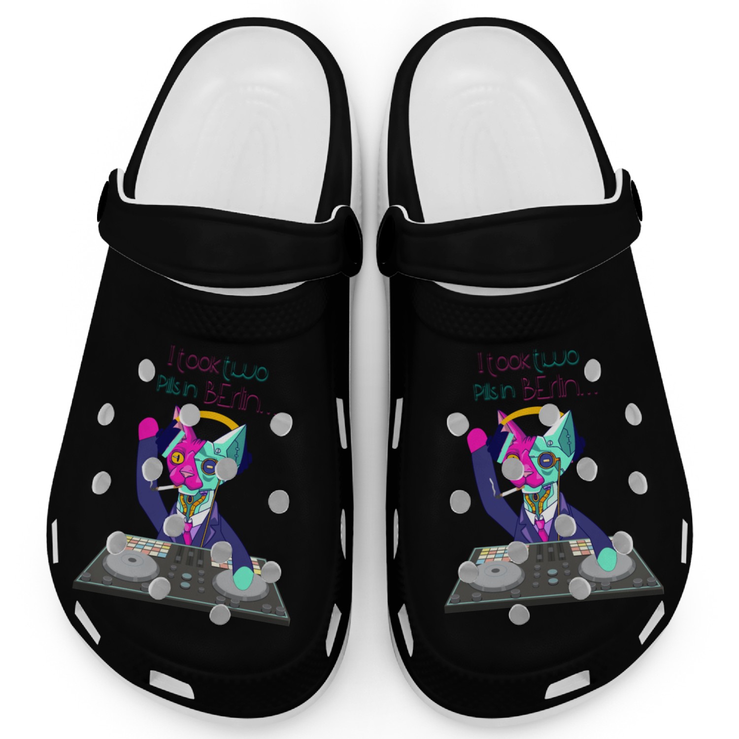 I took two Pills in Berlin - Catsondrugs.com Rave Clogs
