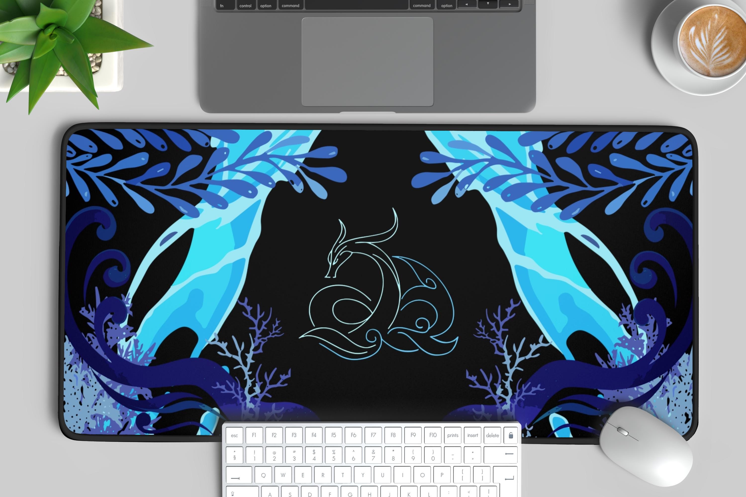 Neuvillette Genshin Impact Desk Mat