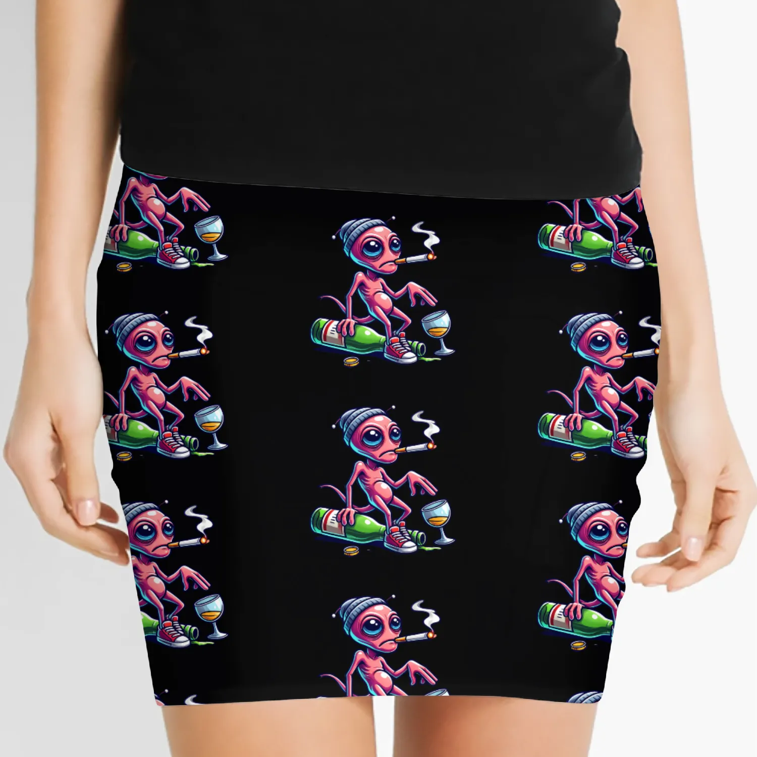 Salva Alien Women's Mini Skirts