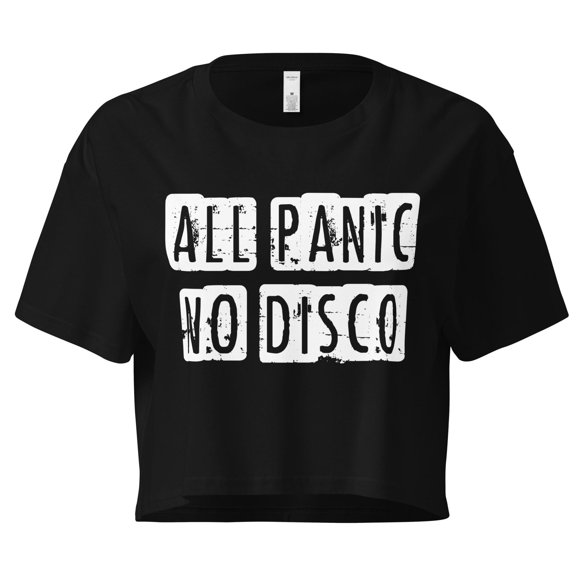 All Panic No Disco Womens crop top, Emo Shirt, Pop Punk Shirt, PATD Shirt, WWWYF