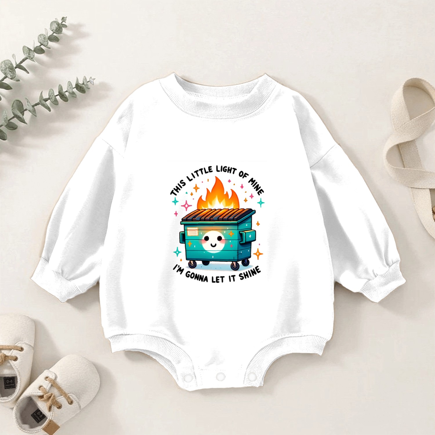 This_Little_Light_of_Mine_I_m_Going_To_Make_It_ Baby Romper Sweatshirts