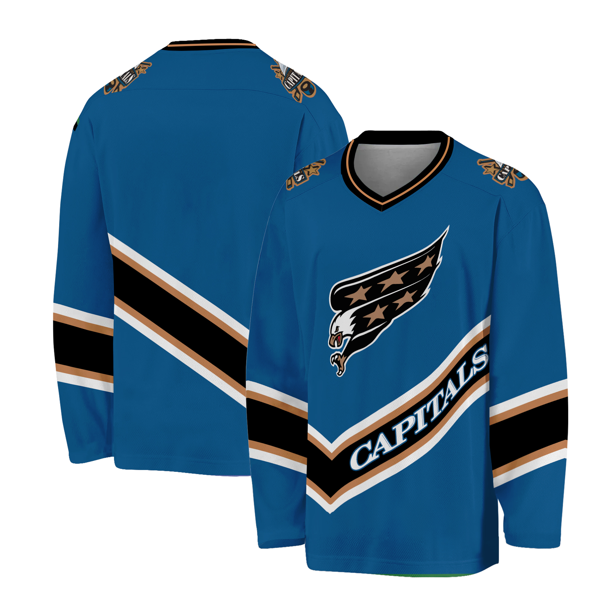 90s Washington Capitals Screaming Eagle CCM Jersey Mens XL