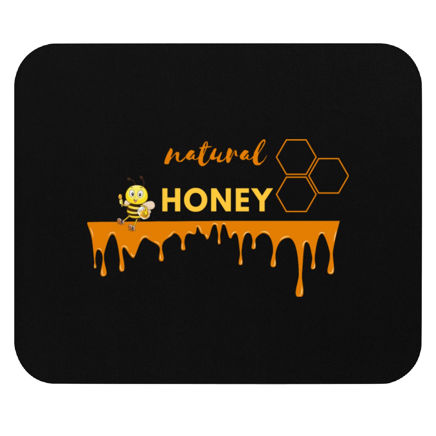 Natural honey Mouse Pads