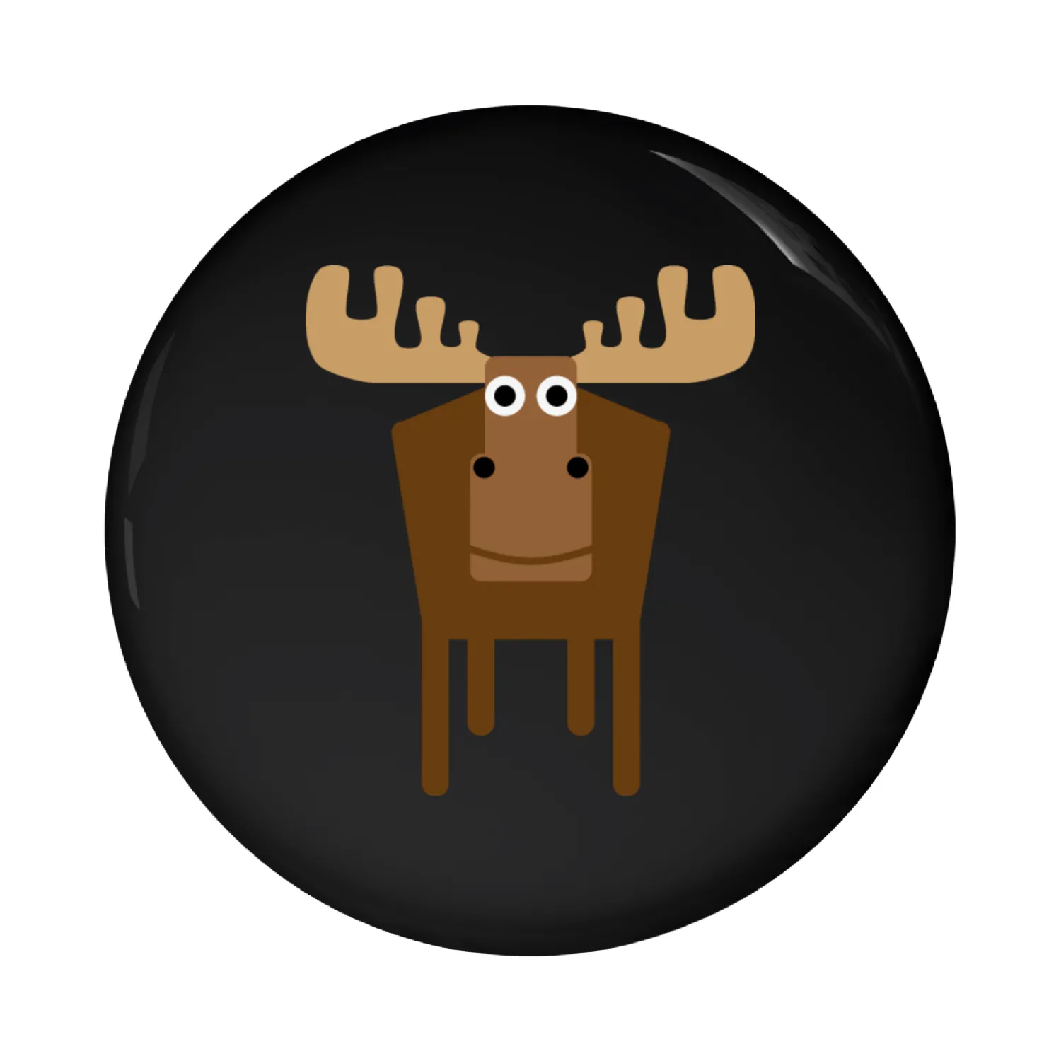 Moose Pin Buttons