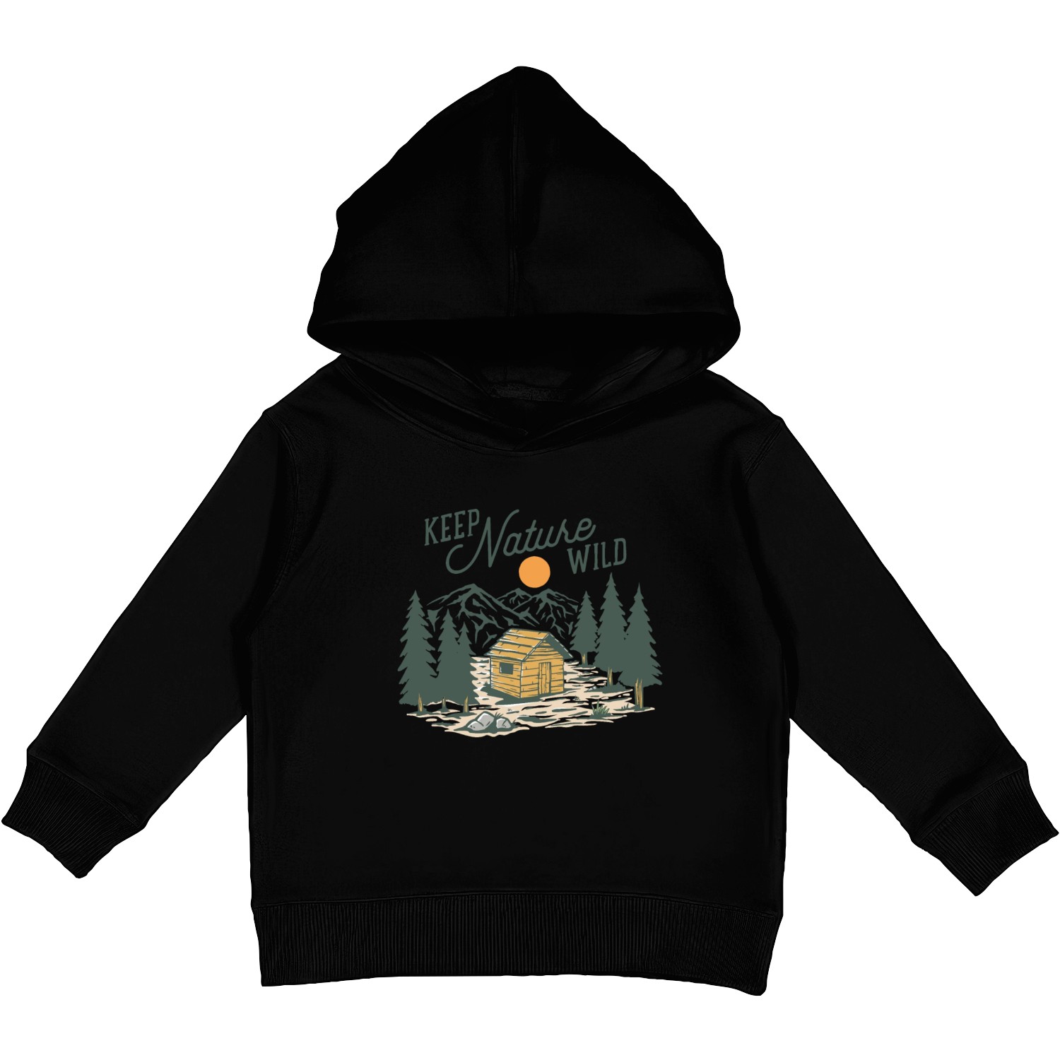Keep Nature Wild Kids Pullover Hoodies