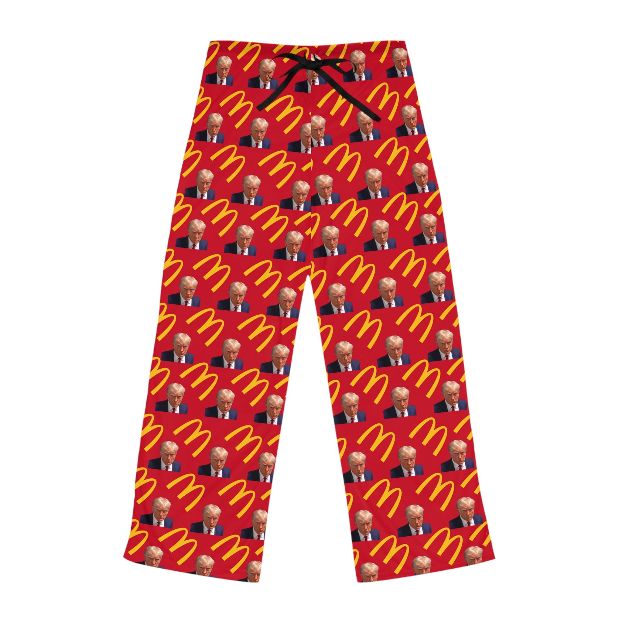 Trump Magadonald Women's Pajama Pants - Trump 2024 Republican MAGA Gift for Dad,christmas gift,Christmas gift, Gift for republican