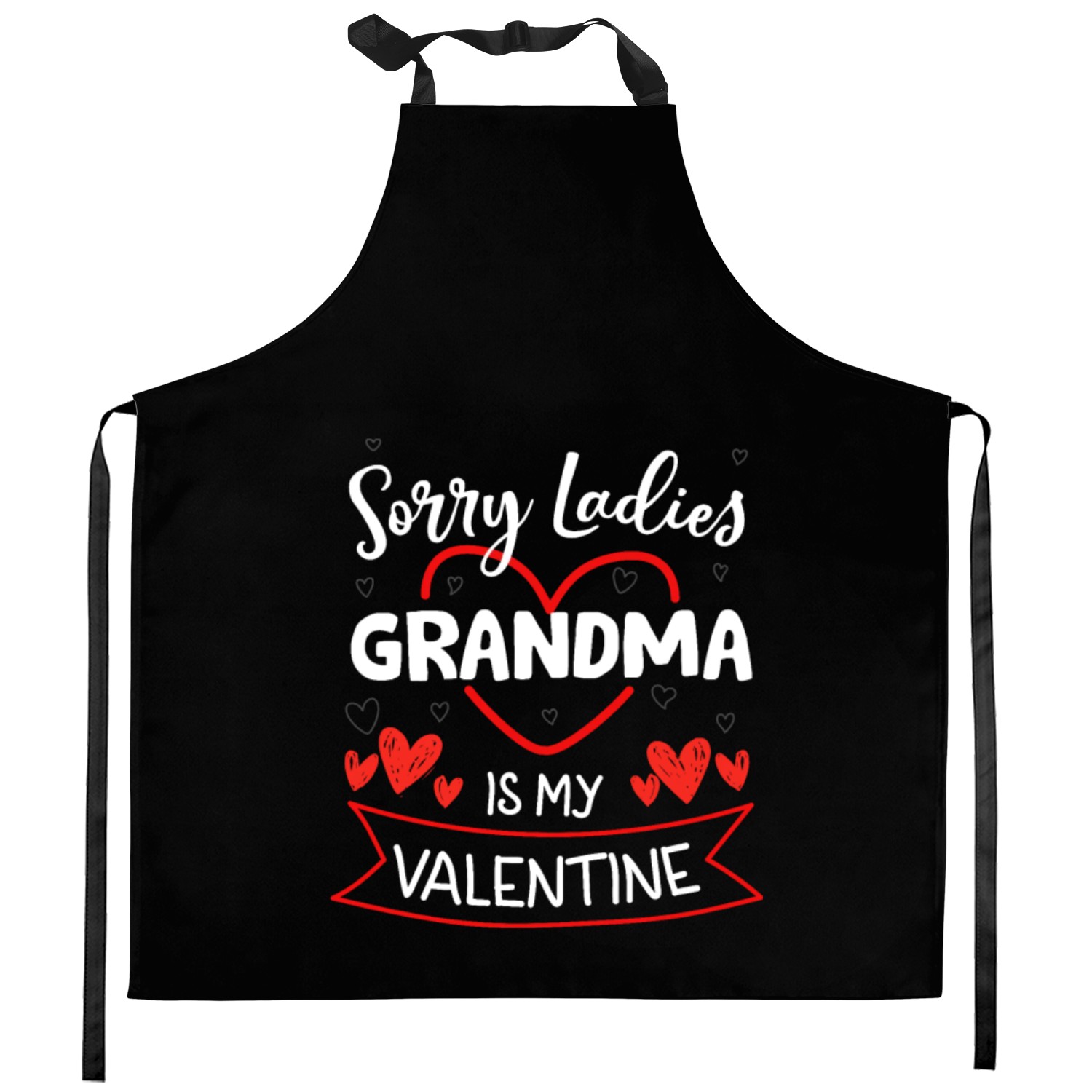 My Grandma Is My Valentine Grandma Kids Valentine Kitchen Aprons