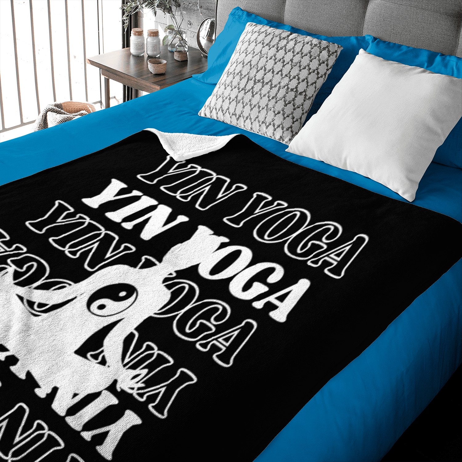 Yin Yoga - Yin Yang Baby Blankets