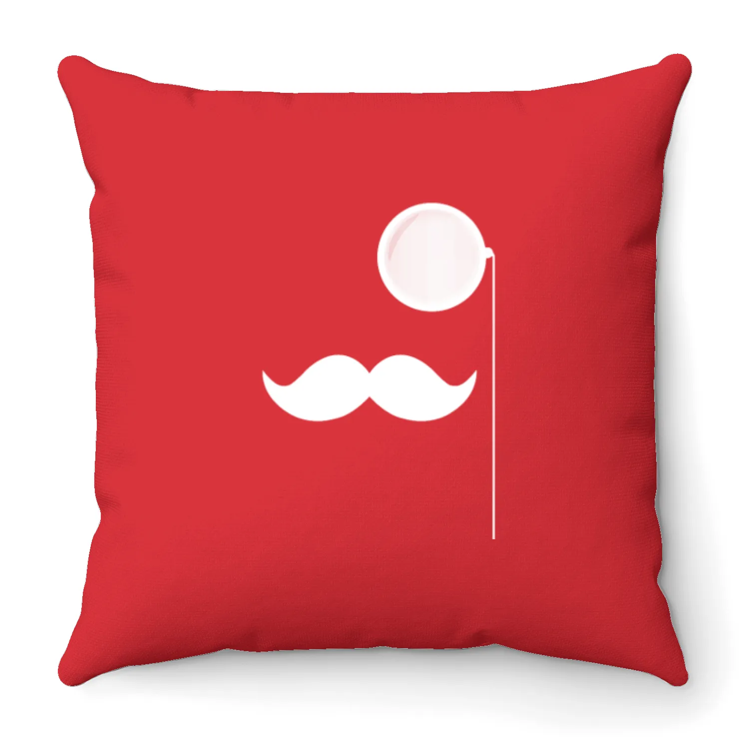 Monocle And Mustache Feel Like A Sir Throw Pillows