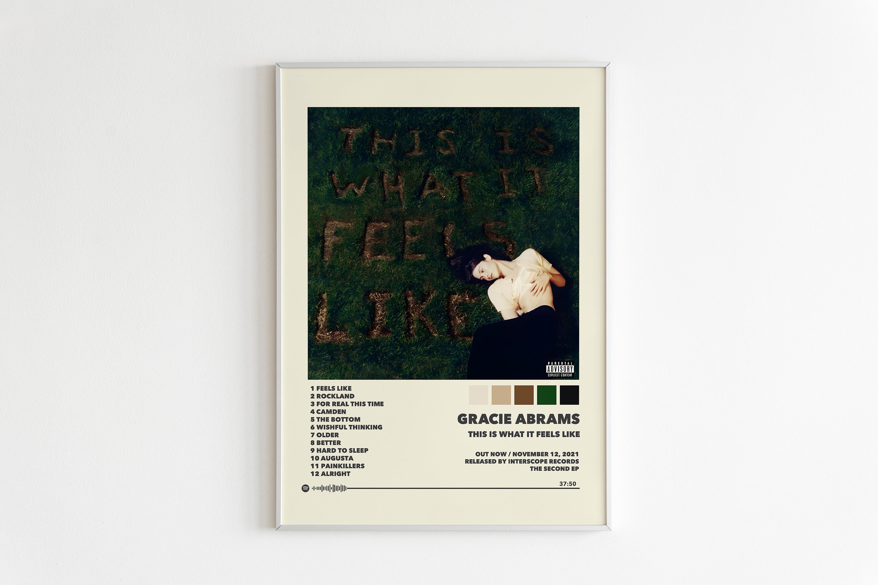 Gracie Abrams Posters / This Is What It Feels Like Poster, Album Cover Poster, Poster Wall Art, Custom Poster, Home Decor, Gracie Abrams