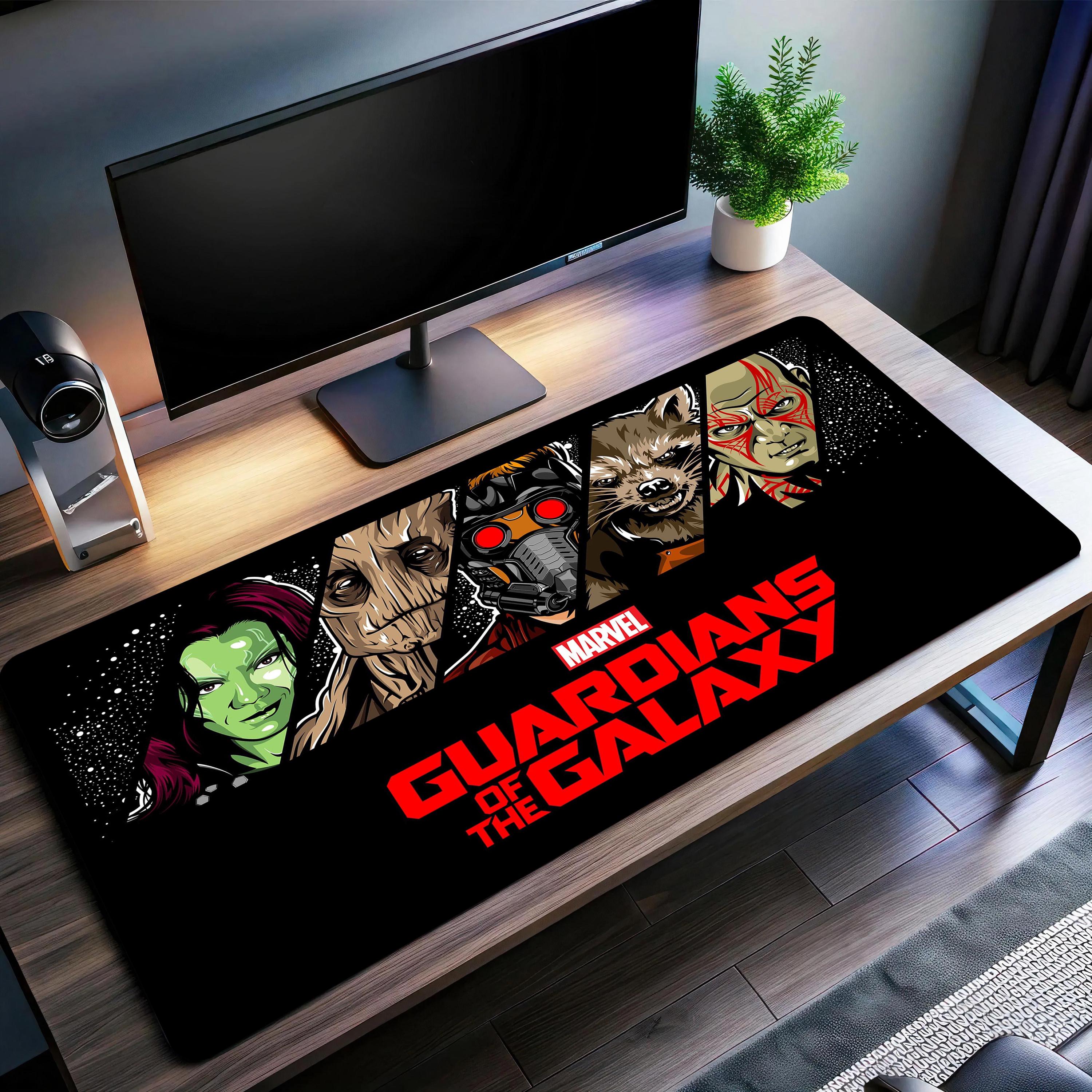 Guardians of the Galaxy Desk Mat | Peter Quill Mouse Pad | Premium Print Surface | Personalized Desk Mat | Smooth Glide Control