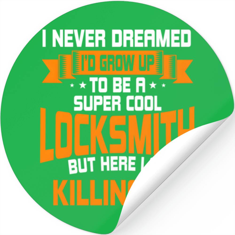 Locksmith Key Maker Lock Picker Locksmithing Stickers