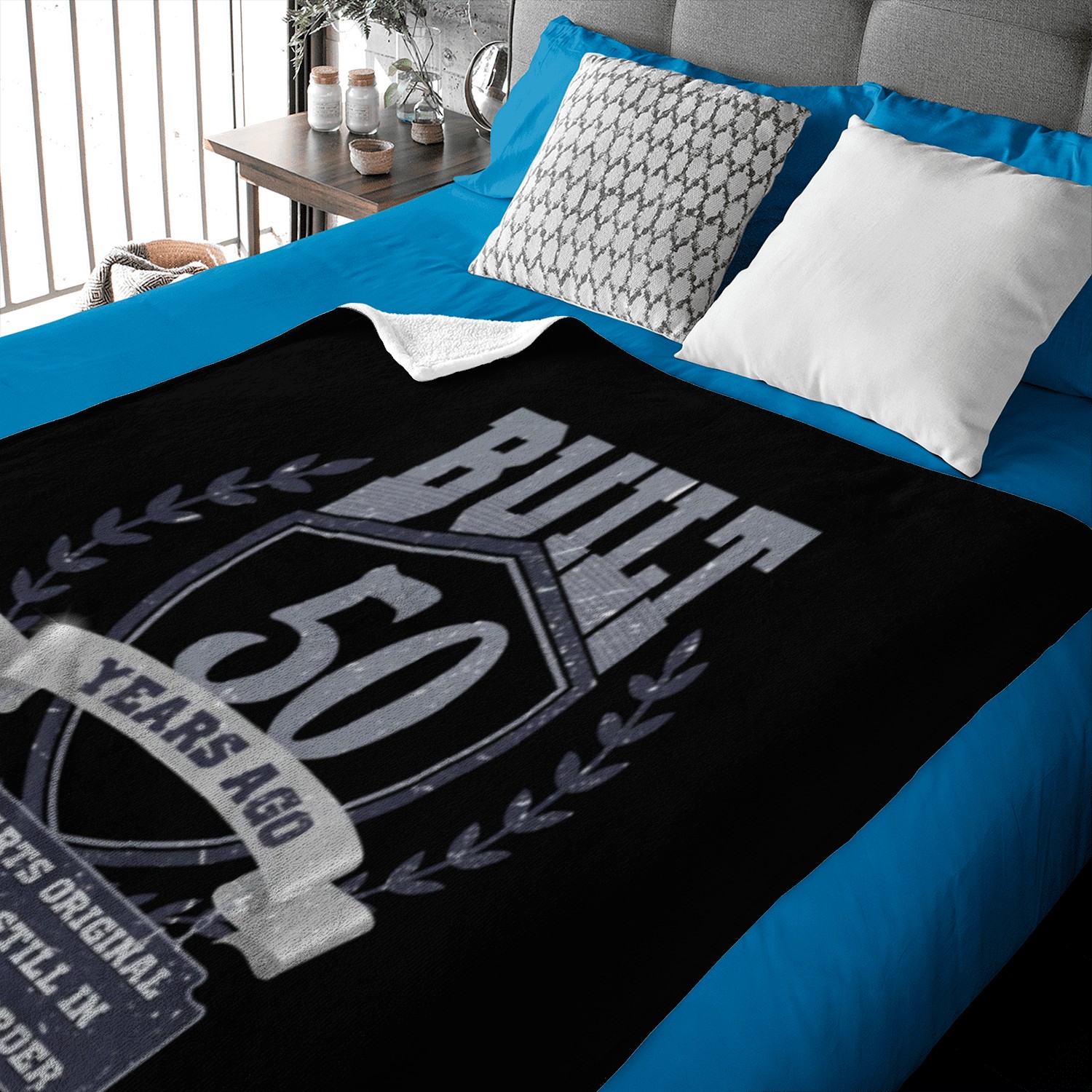 It takes 50 Years to look so good. 50th birthday Baby Blankets