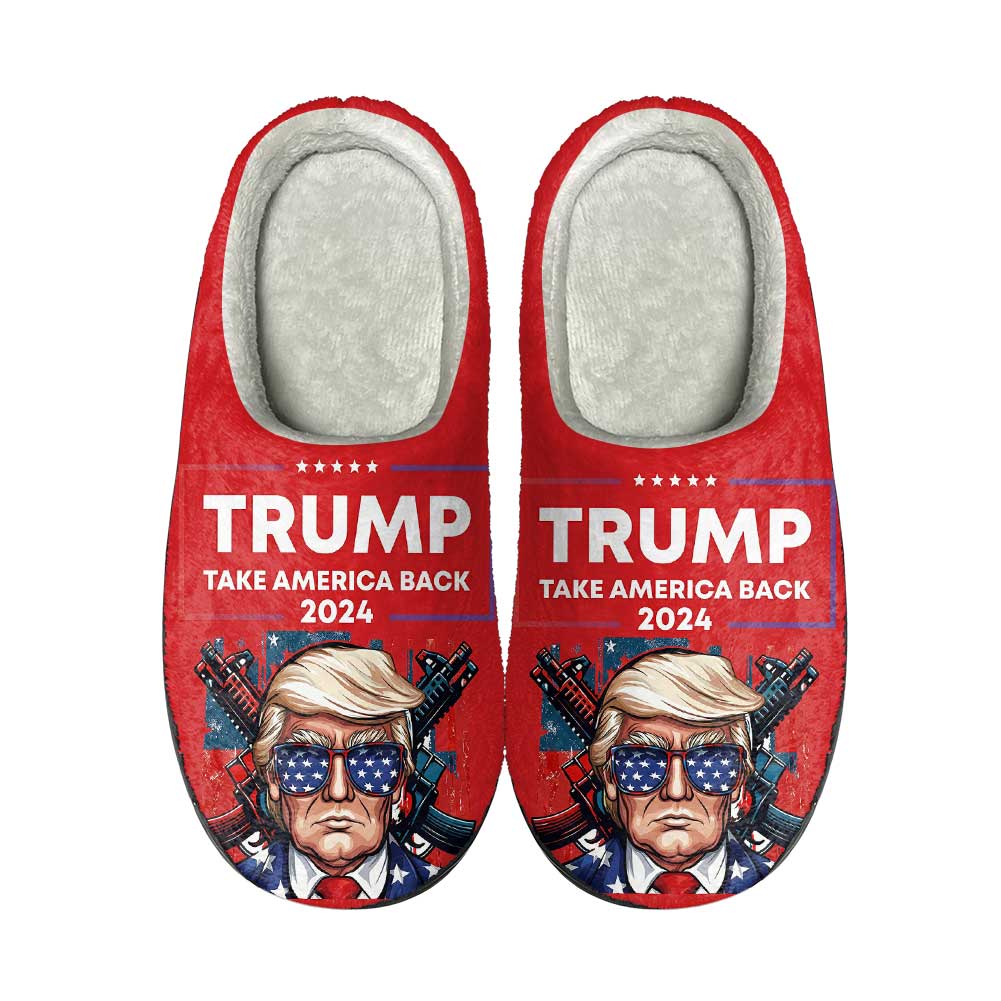 Trump Patriot Slippers | House Shoes