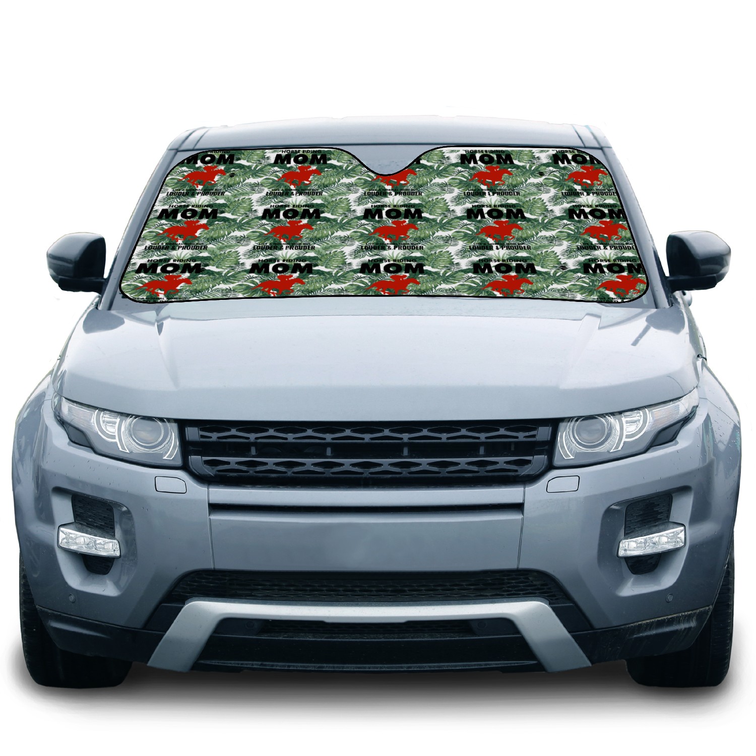 Barrel Racer Racing Horse Riding Mom Mothers day Car Sun Shades