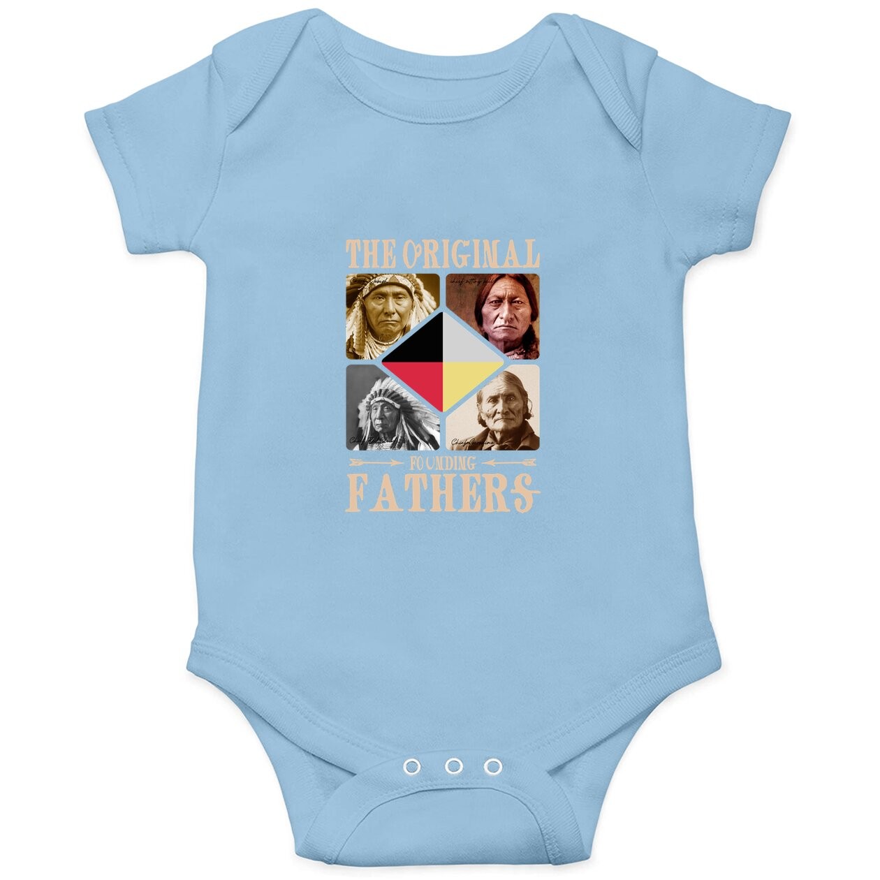 Original Founding Fathers Native American Baby Bodysuit