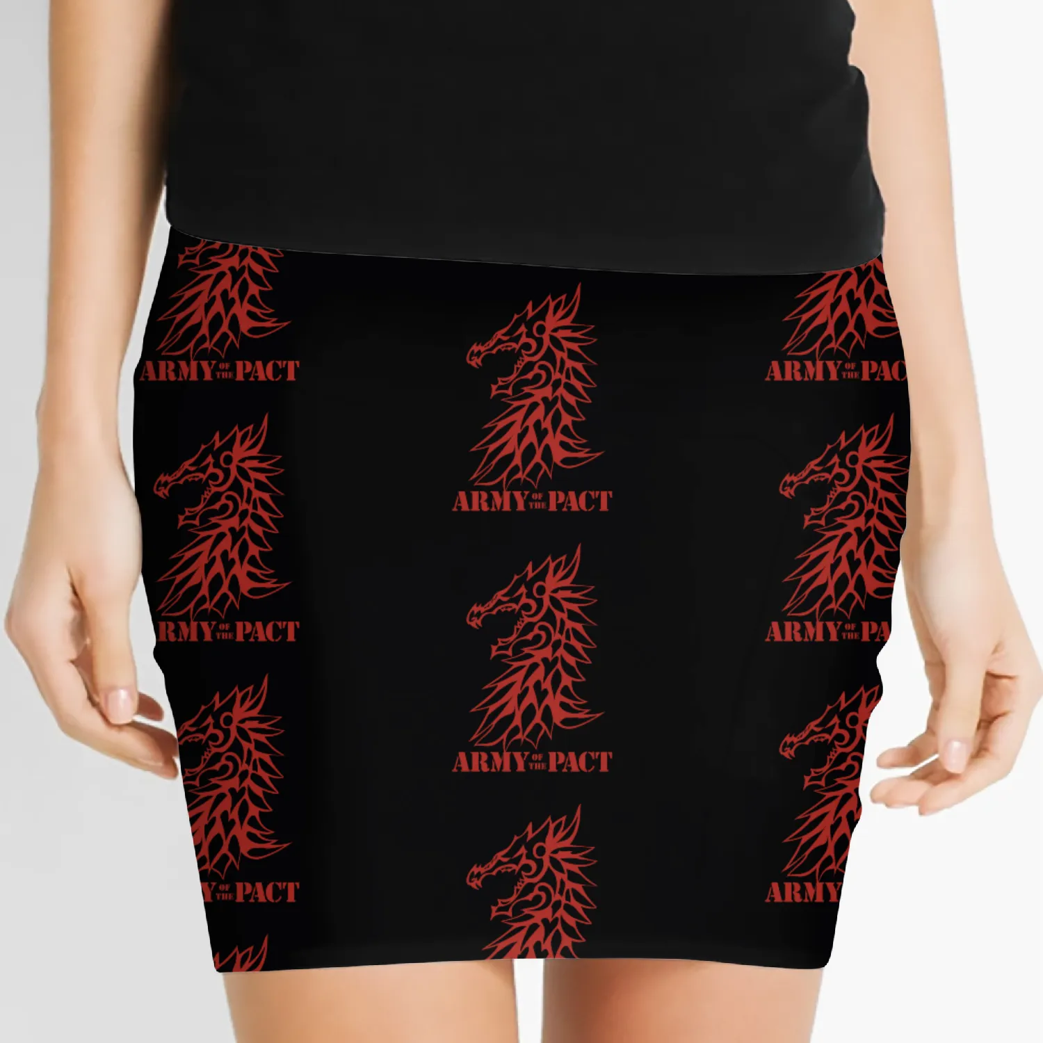 APEP Type Logo Red Women's Mini Skirts