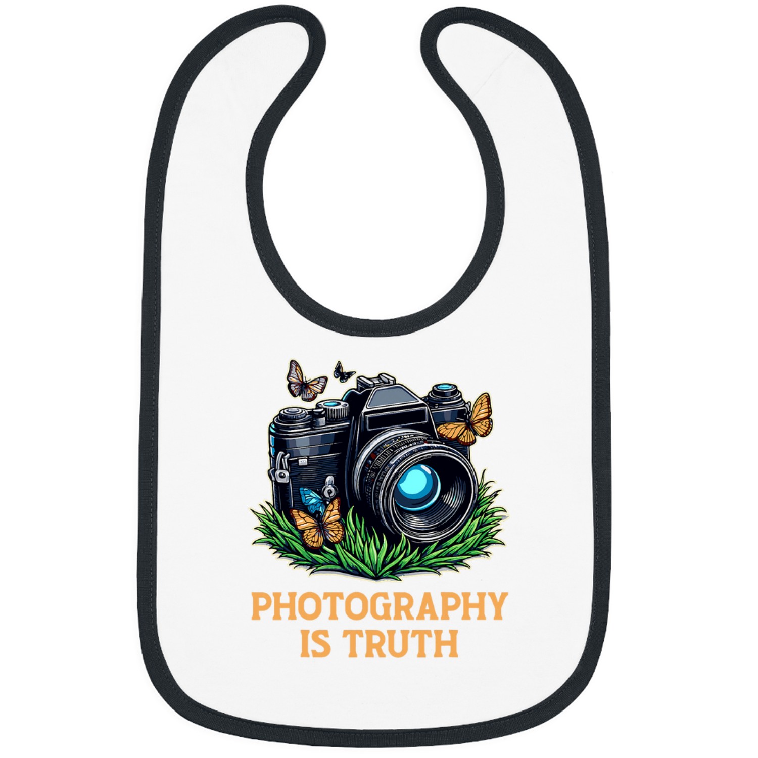 Photographer Job Is Truth Camera Lens Snapshots Bibs