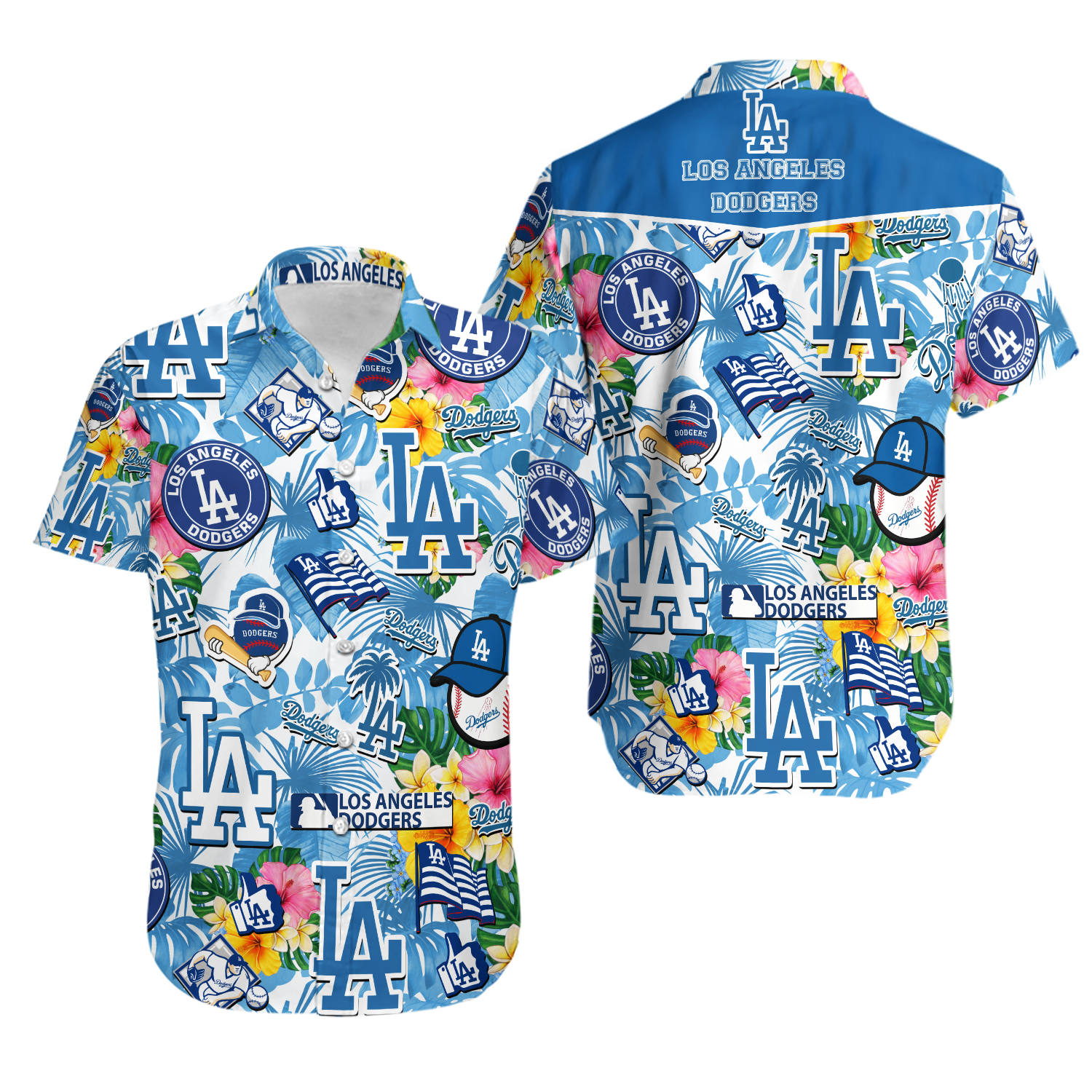 Los Angeles Baseball Team Dodgerss Hawaiian Shirt