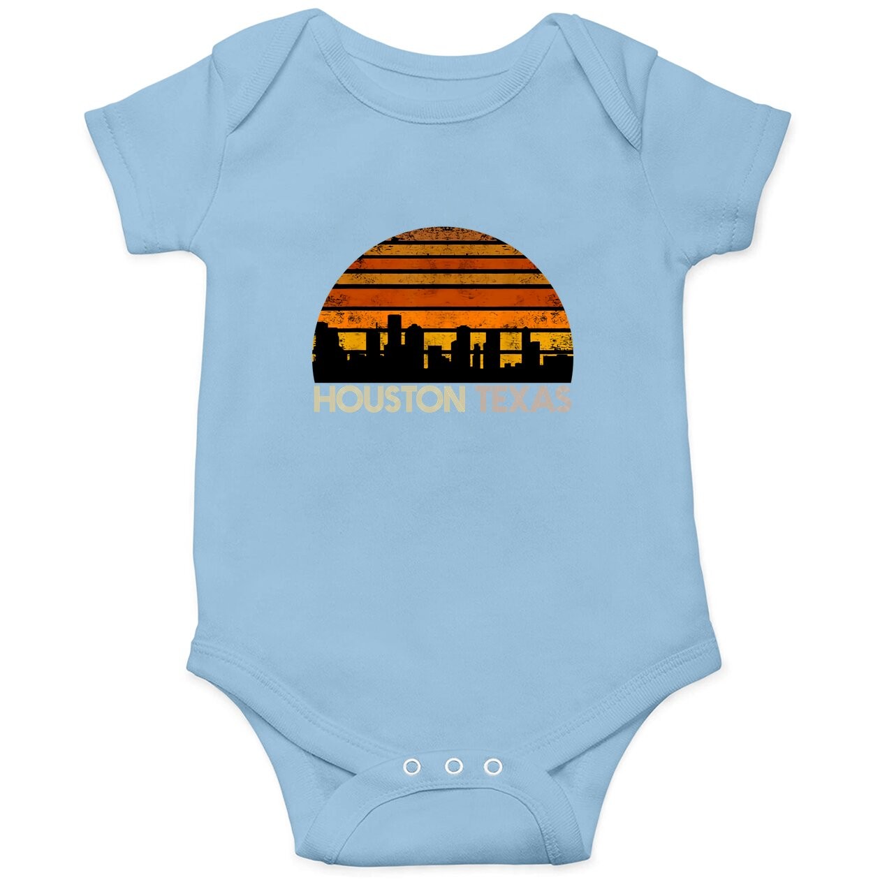 Houston Texas Vintage Baby Bodysuit