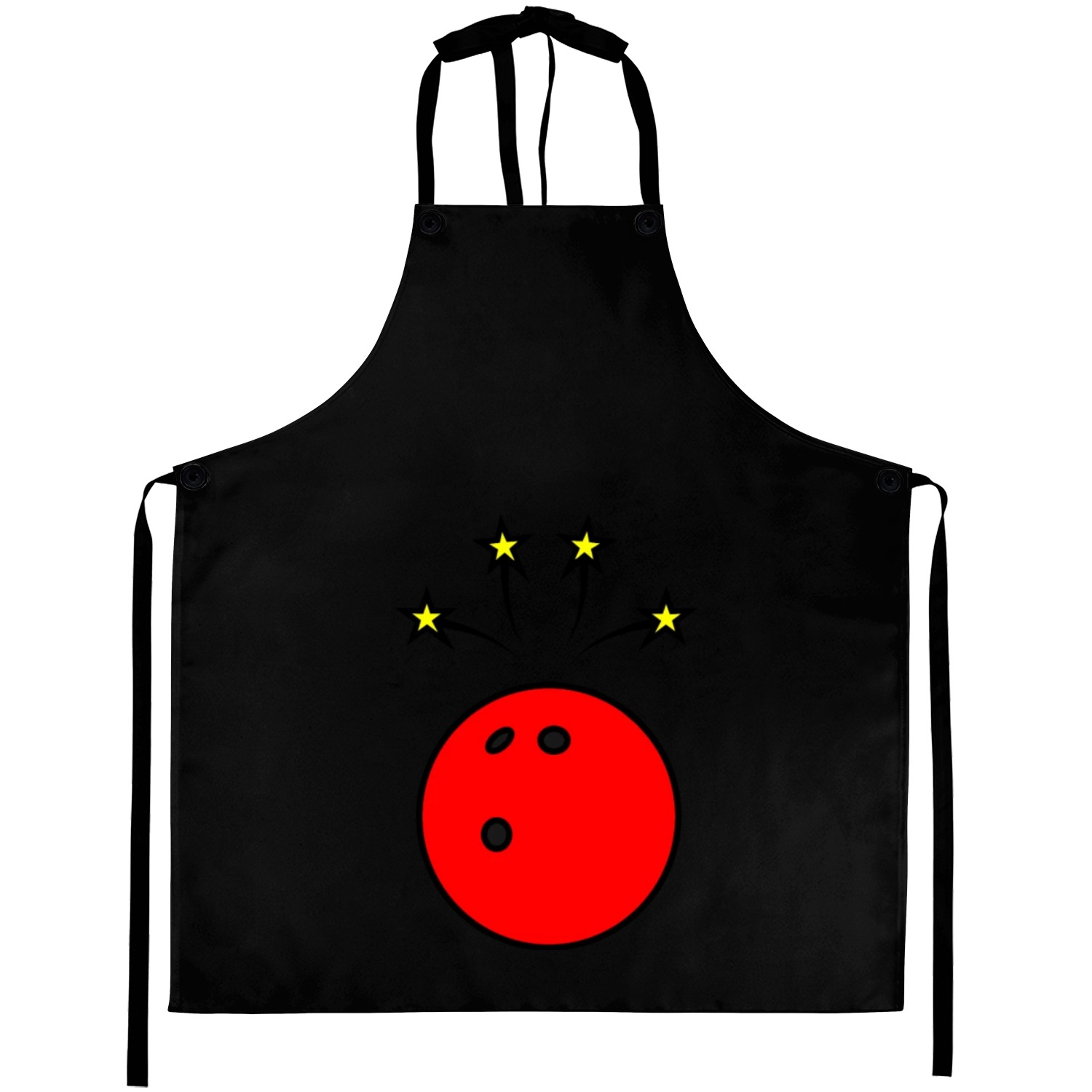 Bowling ball with stars Aprons