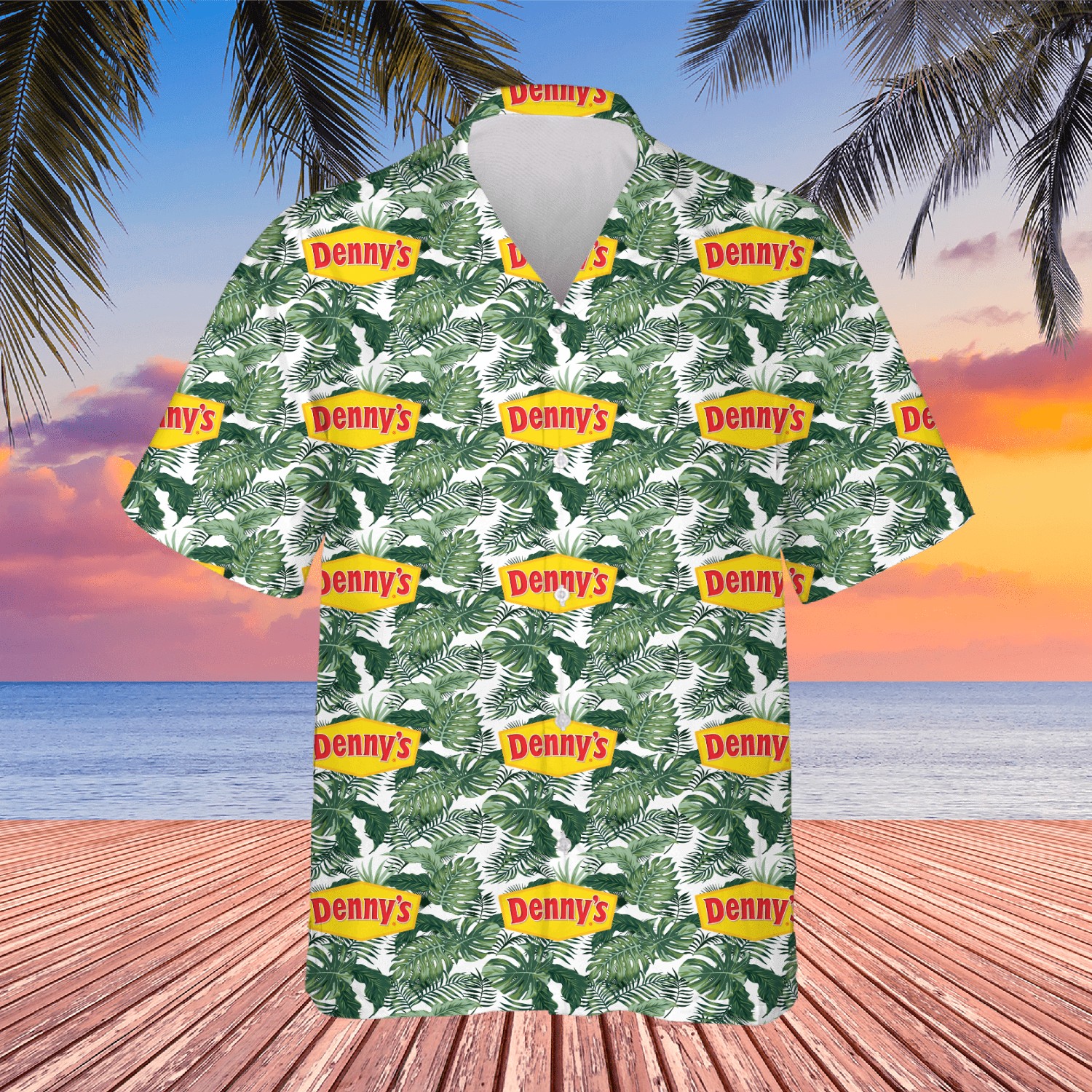 Denny's Logo Fast Food Restaurant Funny Hawaiians