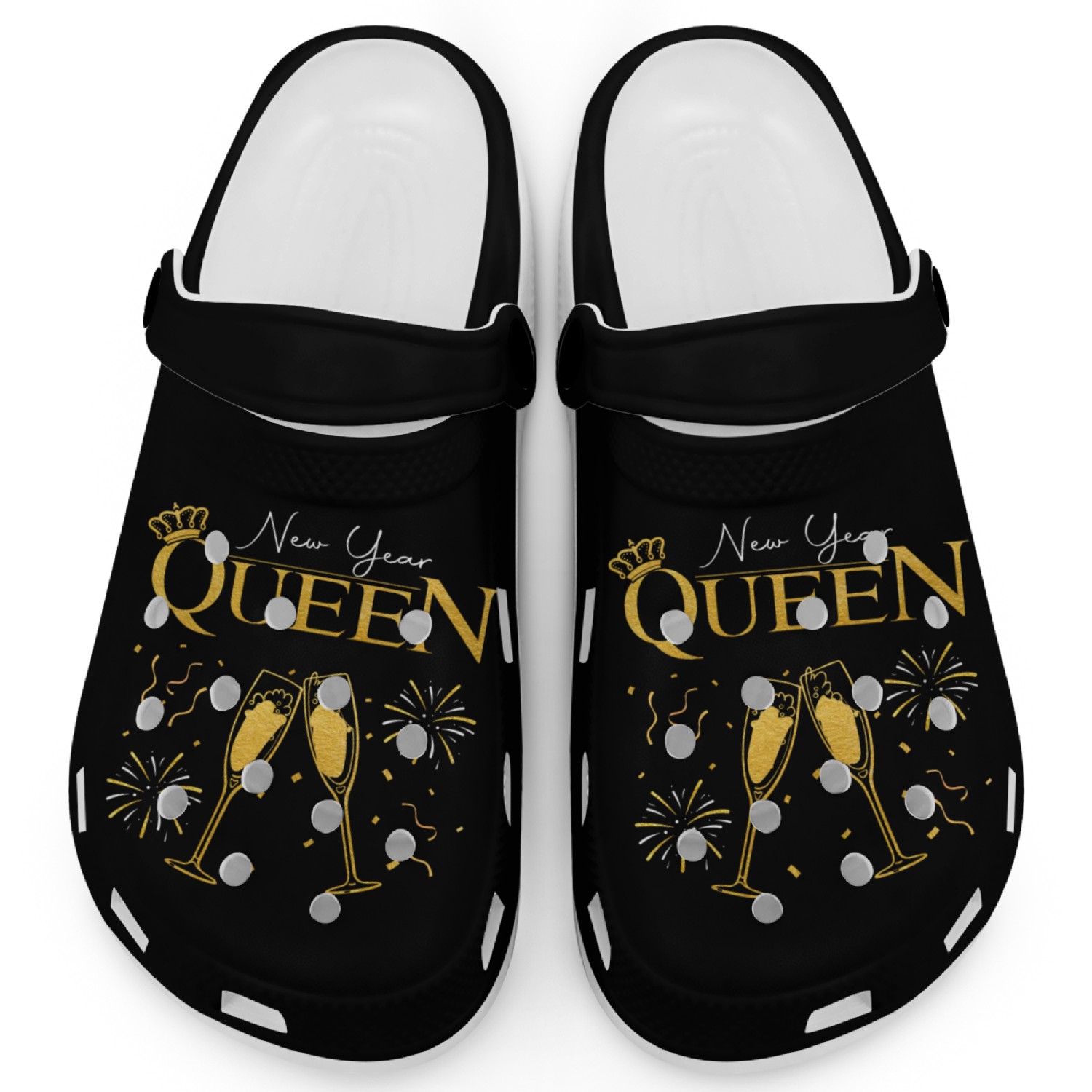 Queen Of The New Year Clogs New Years Eve