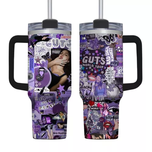 Olivia Rodrigo 40oz Tumbler, Guts World Tour Tumbler, Guts Tour 2024 Tumbler Cup