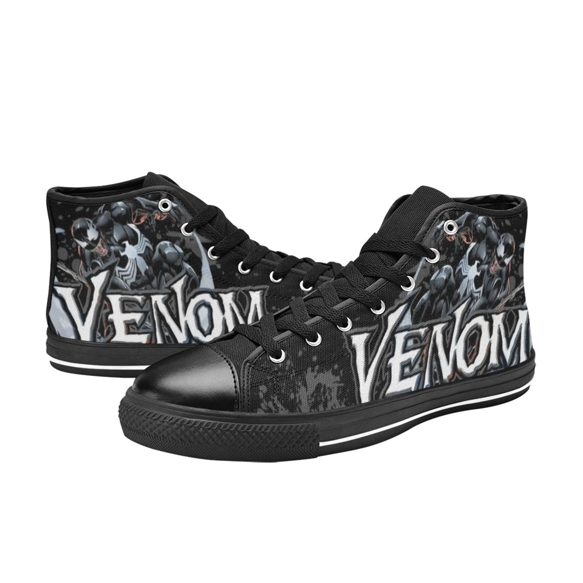 Venom Canvas High Top Sneakers, Venom Best for Gift