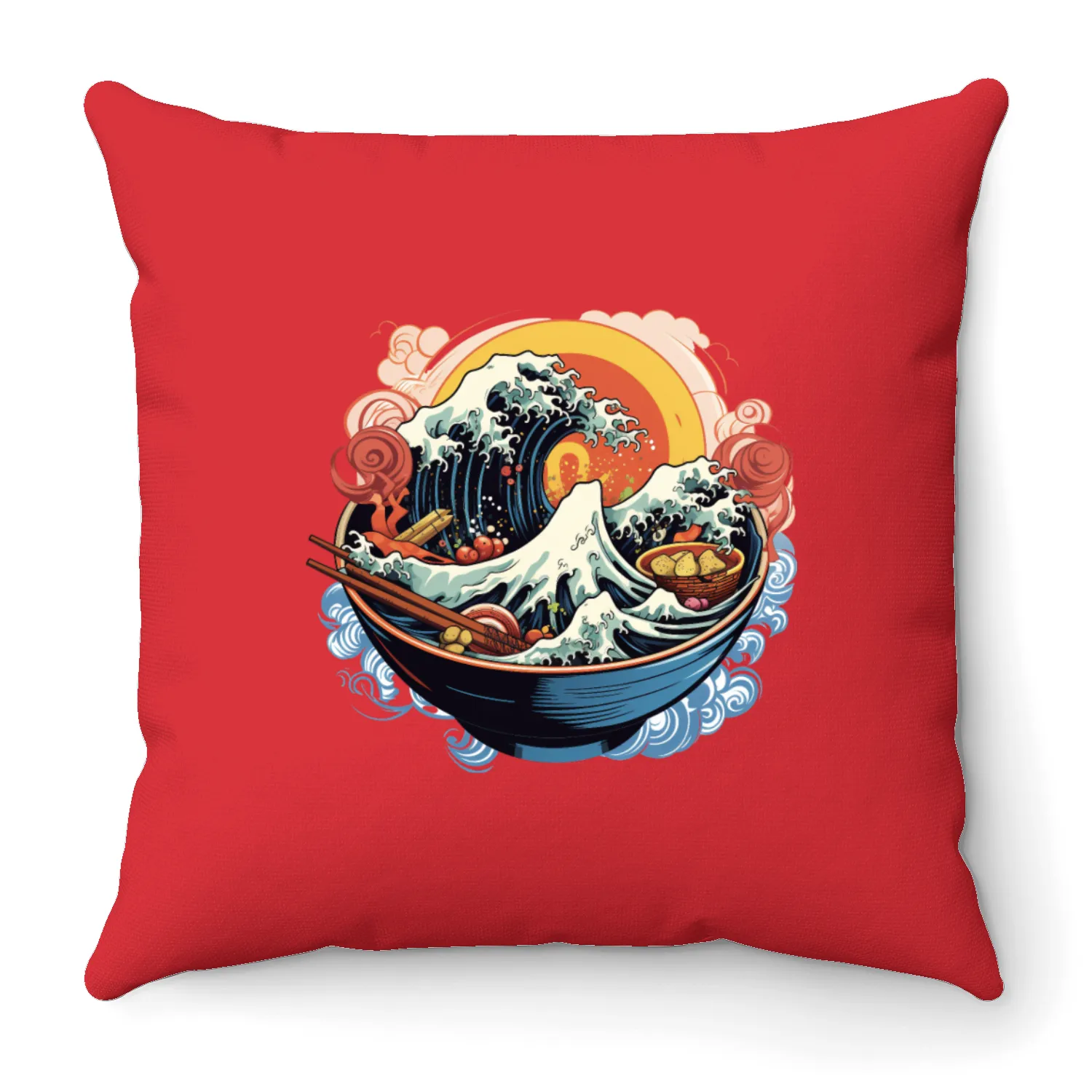 Noodle Delight Throw Pillows