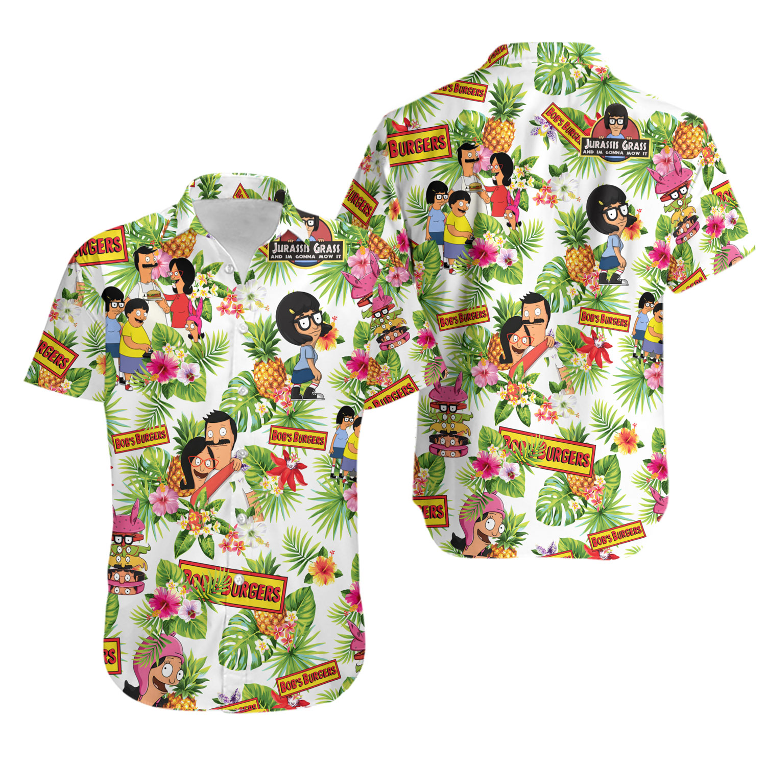 Bob Burger Louise Belcher Is My Spirit Hawaiian Shirt