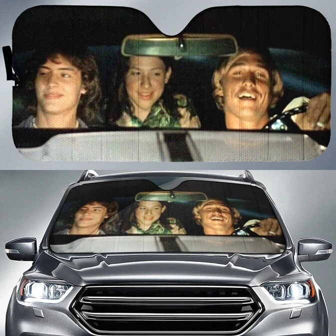 Personalized Dazed and Confused Car Sun Shade