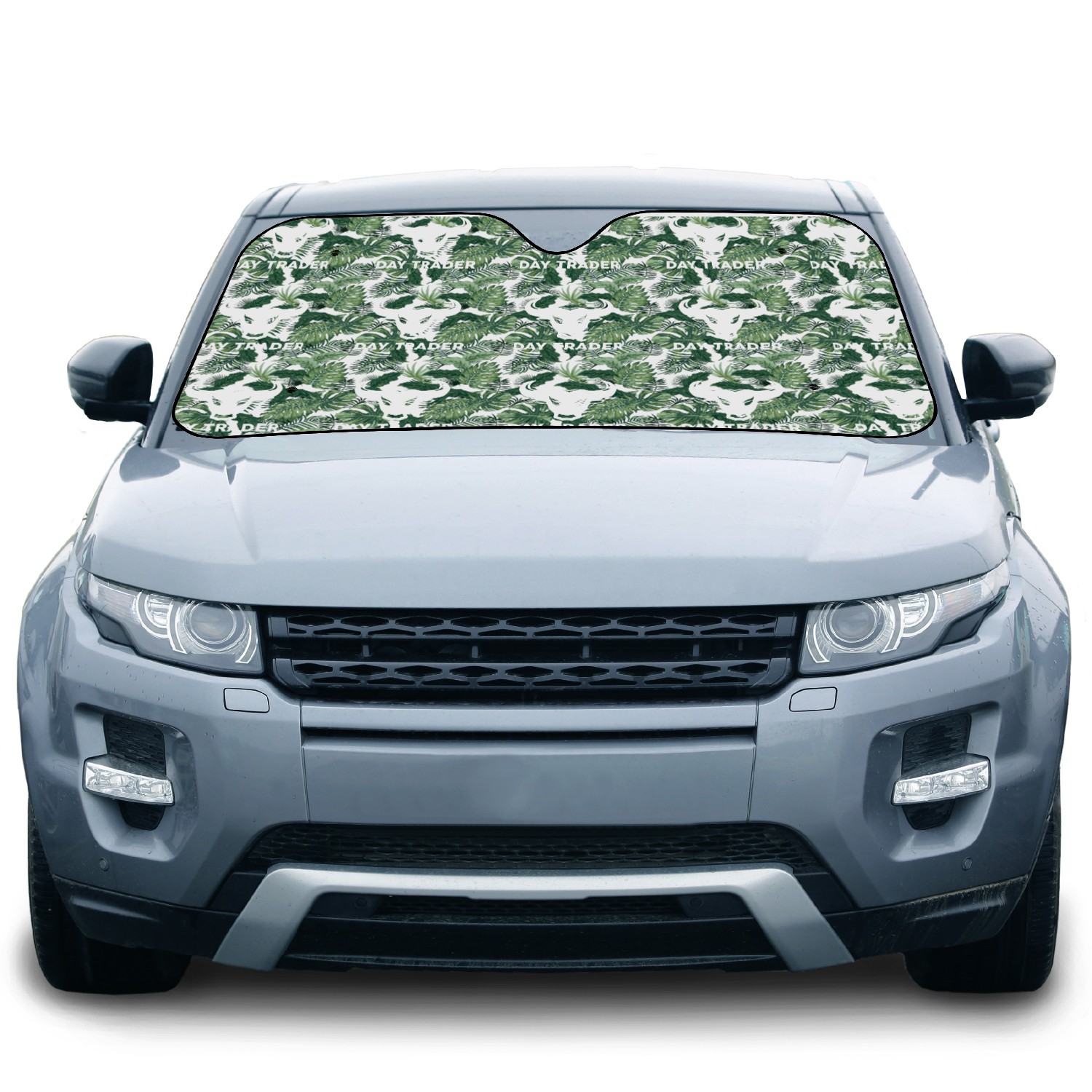 day trading stock market bull bear gift money Car Sun Shades