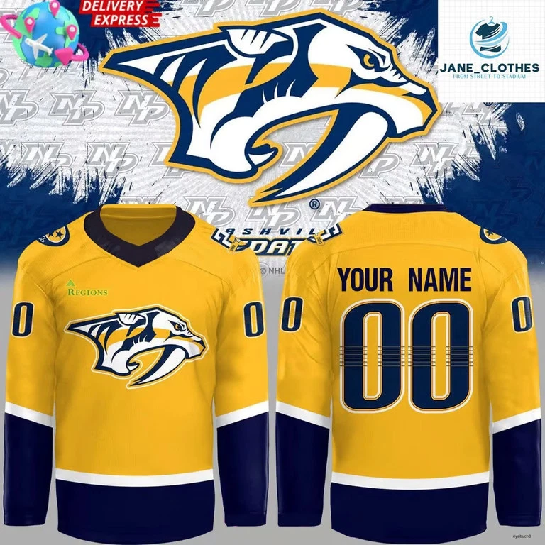 Nashville Predators Regions 2025 Hockey Shirt Gift Reprint