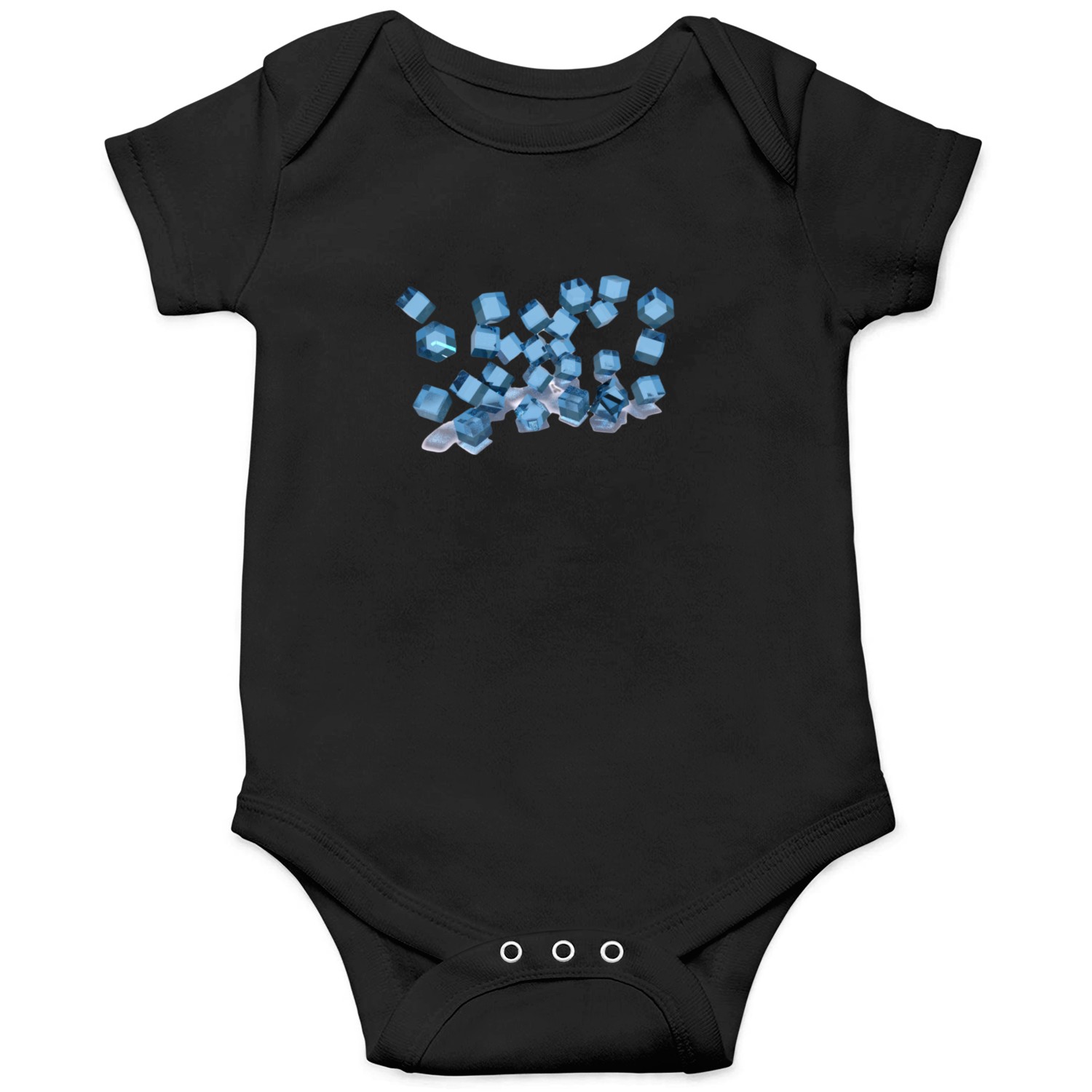 3D Cubes Onesies