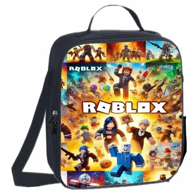 Roblox Kids Lunch Bag, School Picnic Bag
