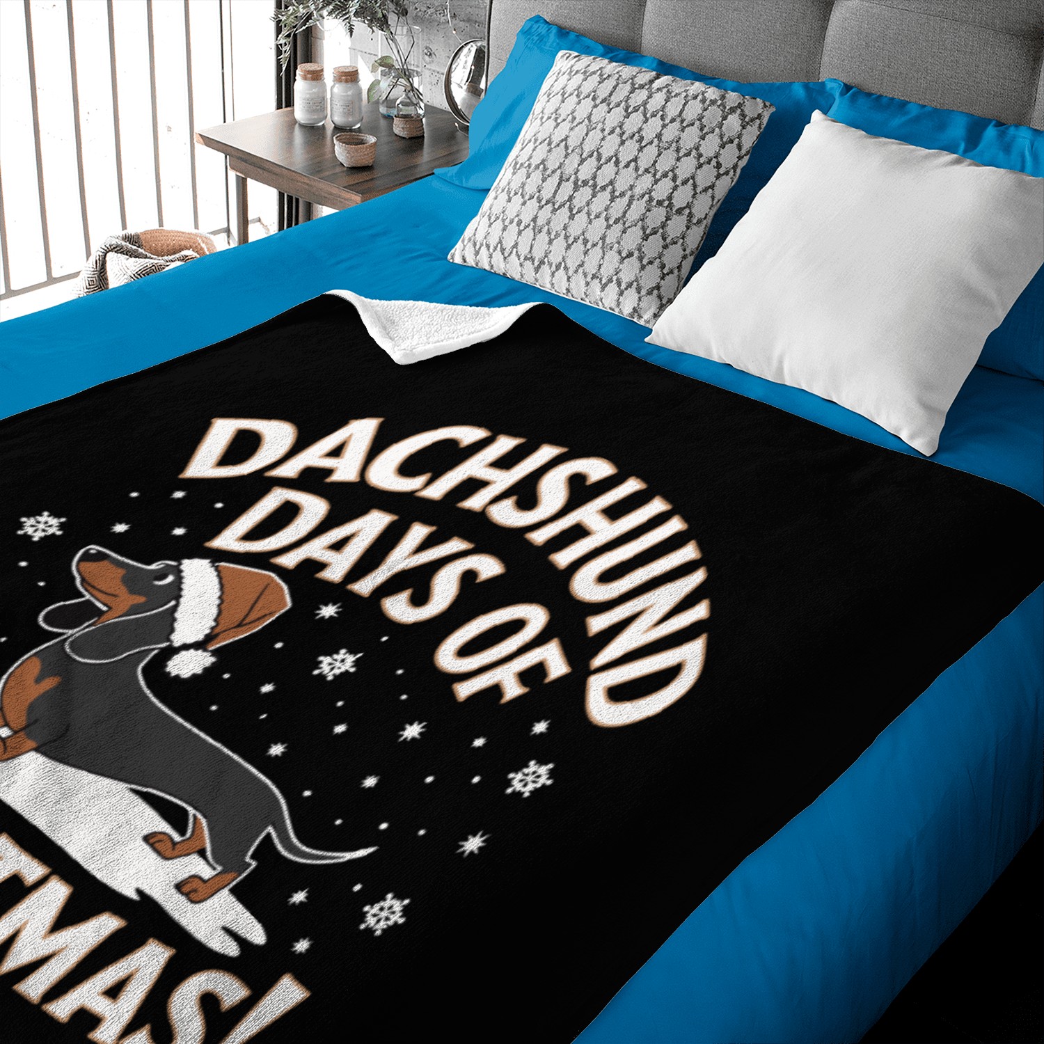 Dachshund days of Christmas! Baby Blankets