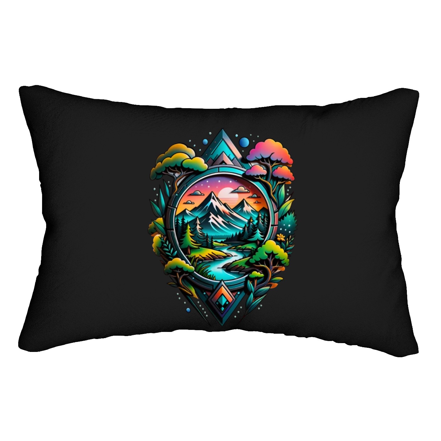 cyber nature Lumbar Pillows