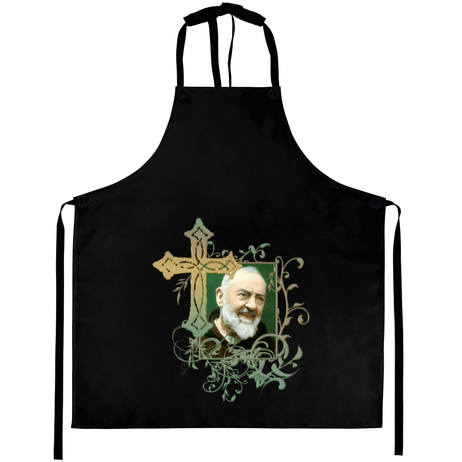 Saint Padre Pio Prayer Crosss For Catholics Holy S Aprons