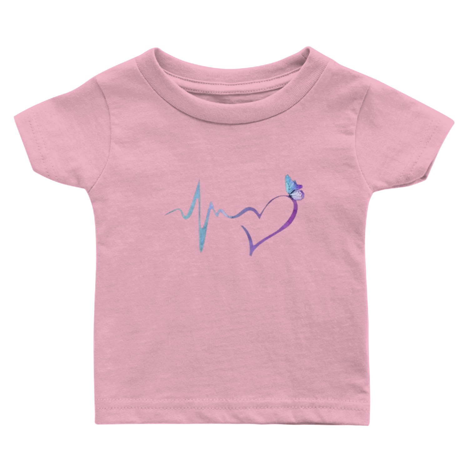 Fashionable design with heart Baby T Shirts