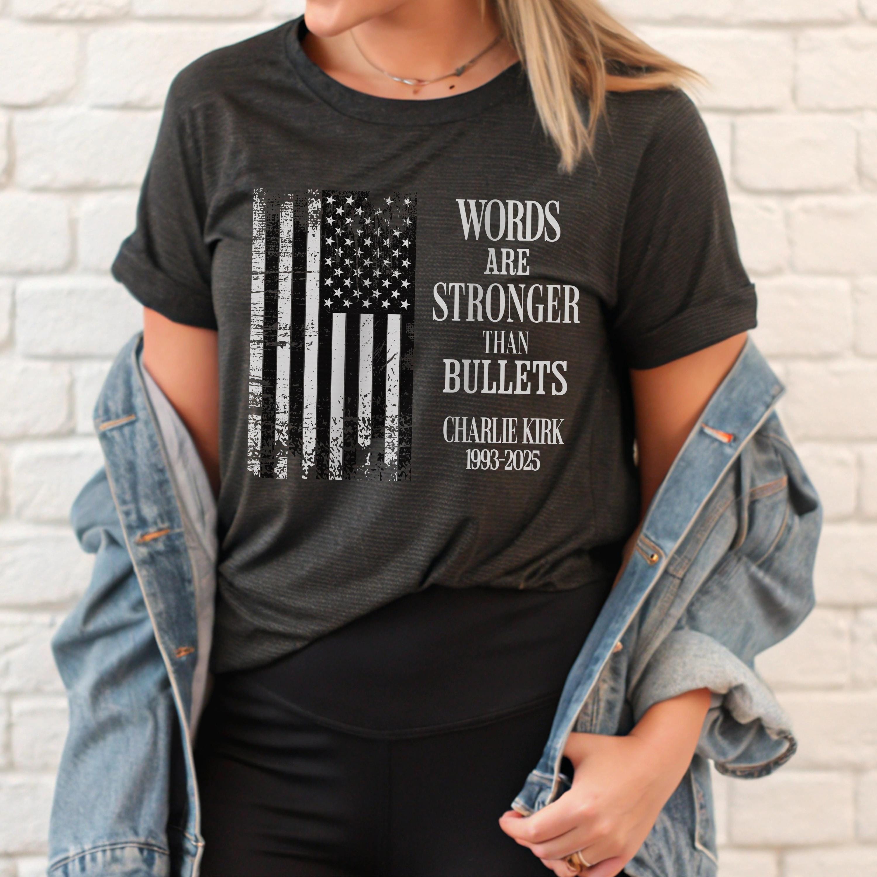 Charlie Kirk Graphic Tee Men and Women Jersey Short Sleeve Tee Political Statement Shirt Conservative Apparel Activist T-Shirt