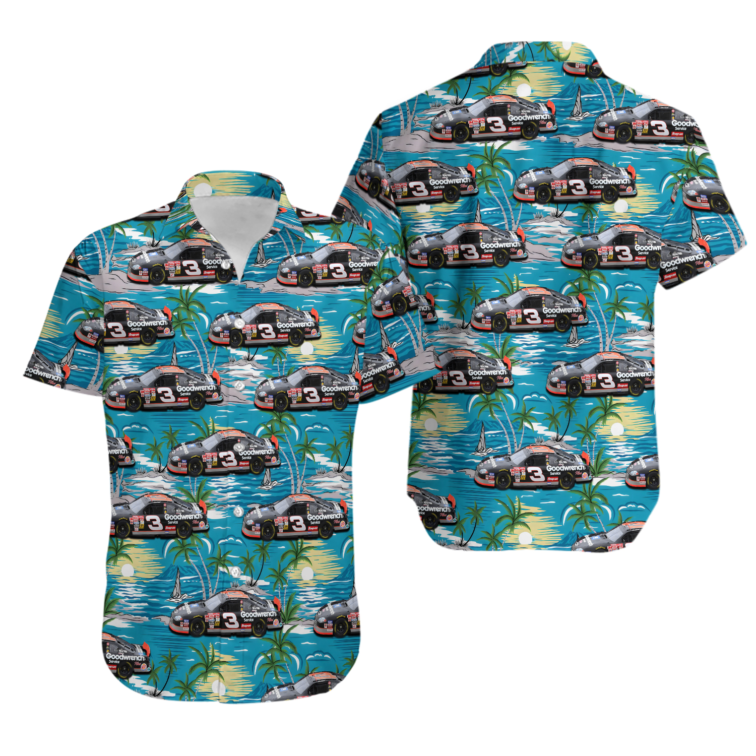 Dale Earnhardt Good Wrench Racecar Hawaiian Shirt