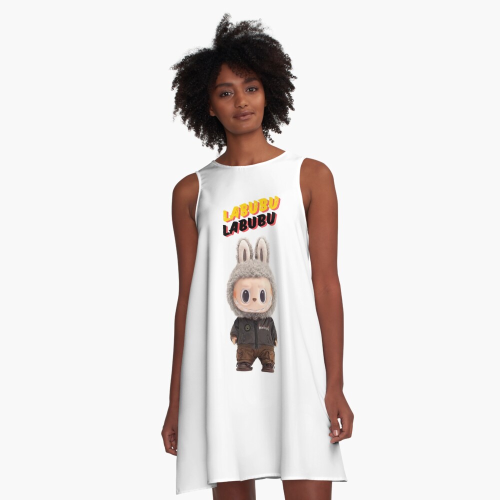 Labubu 4 A-Line Dress, Gift for Her