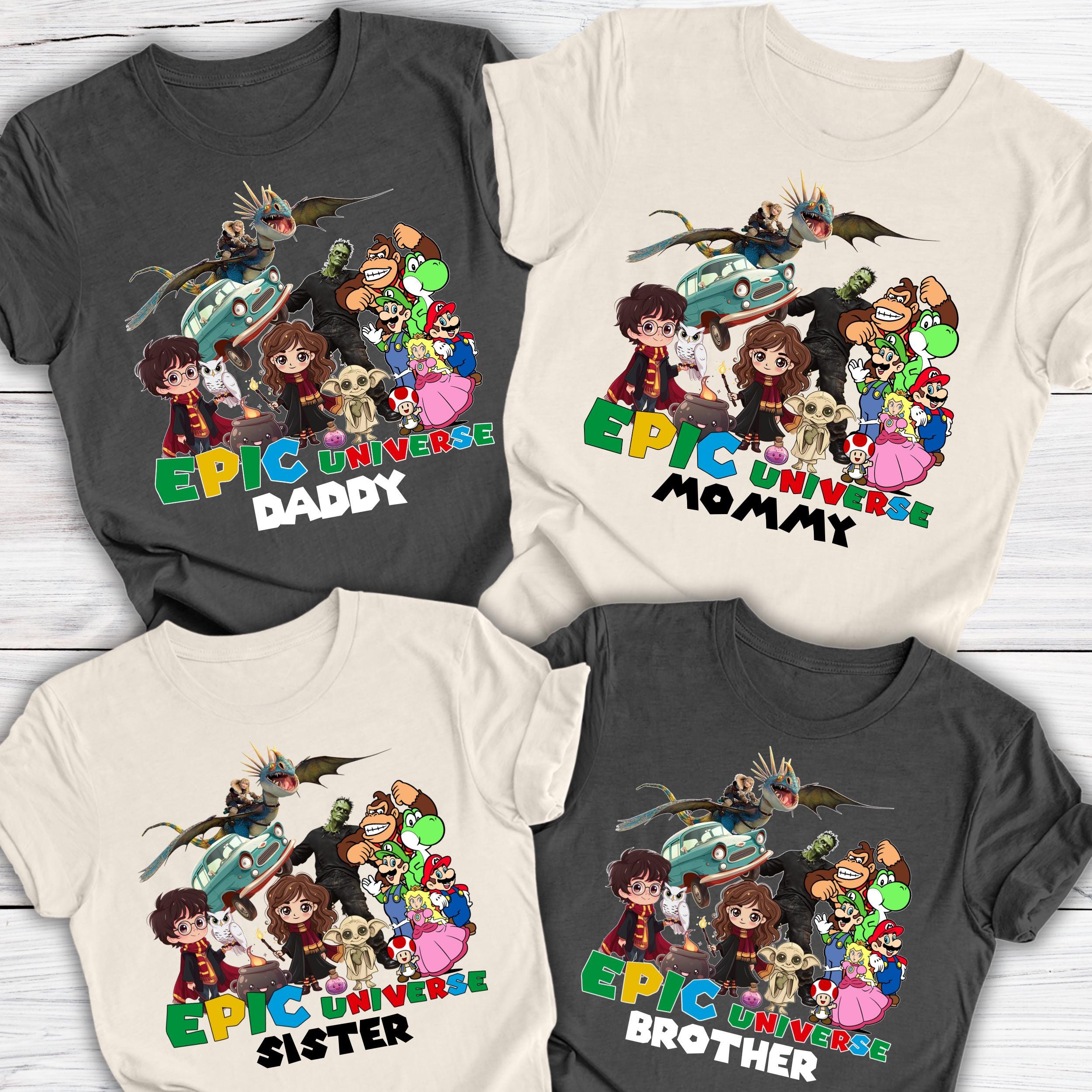 Custom Epic Universe Shirts, Epic Universe Family Shirts, Epic Universe Family Trip 2025, Epic Universe Shirt, Epic Universe Matching Shirts