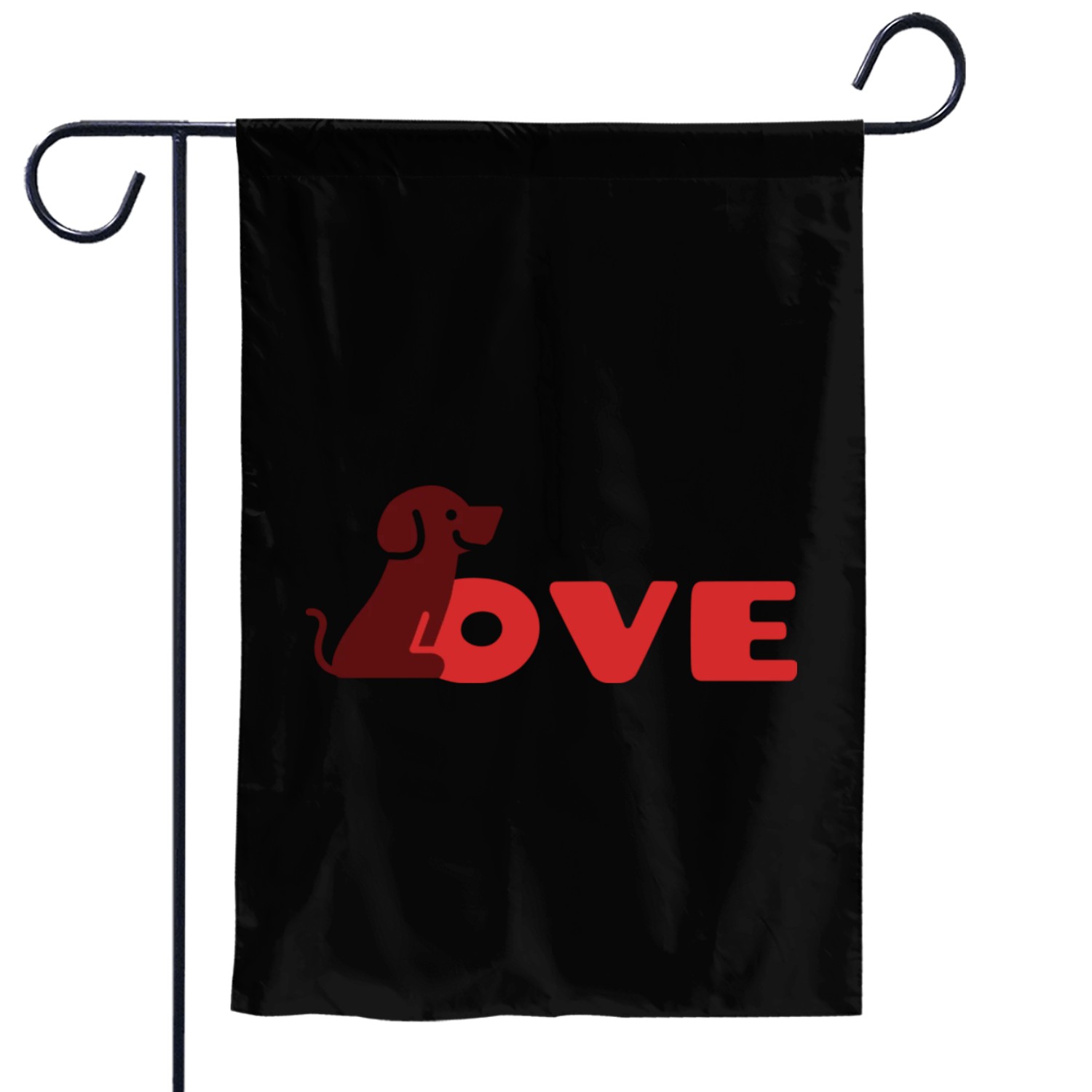 My Dog is My Valentine Garden Flags